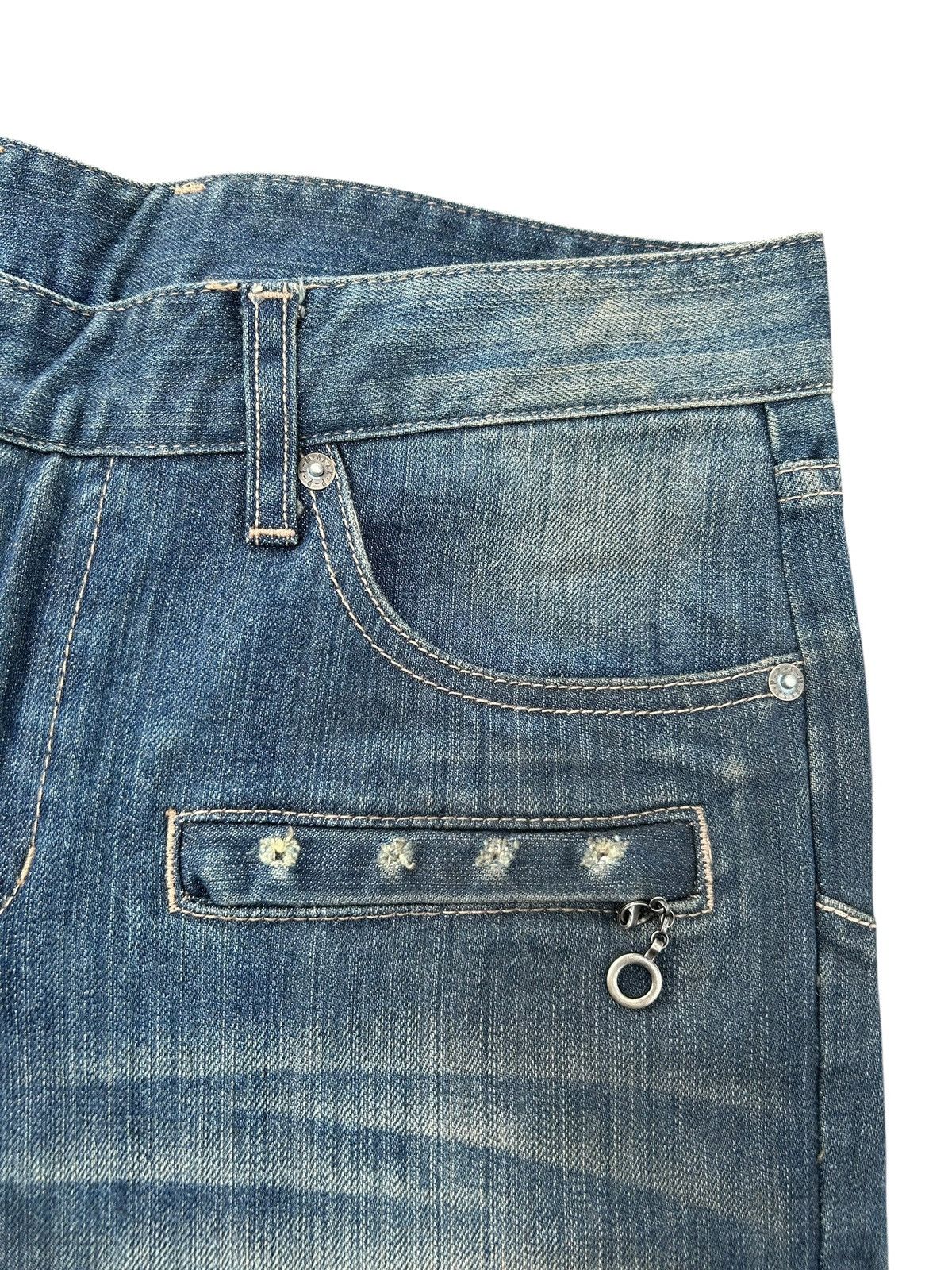 Kapital PPFM Japanese Punk Bondage Style Denim Jeans Size US 32 / EU 48 - 10 Thumbnail