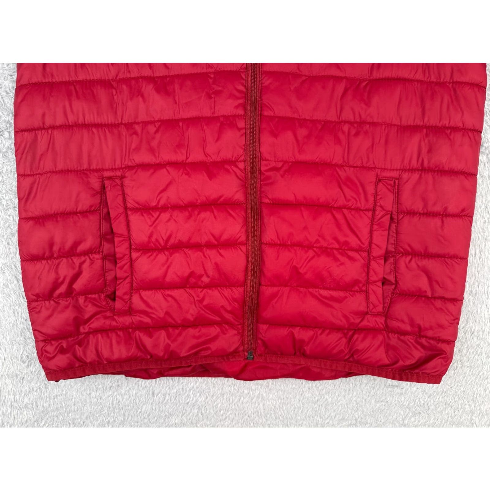 Vintage Xersion Vest Womens Medium Red Packable Full Zip Nylon Shell Lined Pockets Jacket Womens Regular Red 90s? Size M / US 6-8 / IT 42-44 - 5 Thumbnail