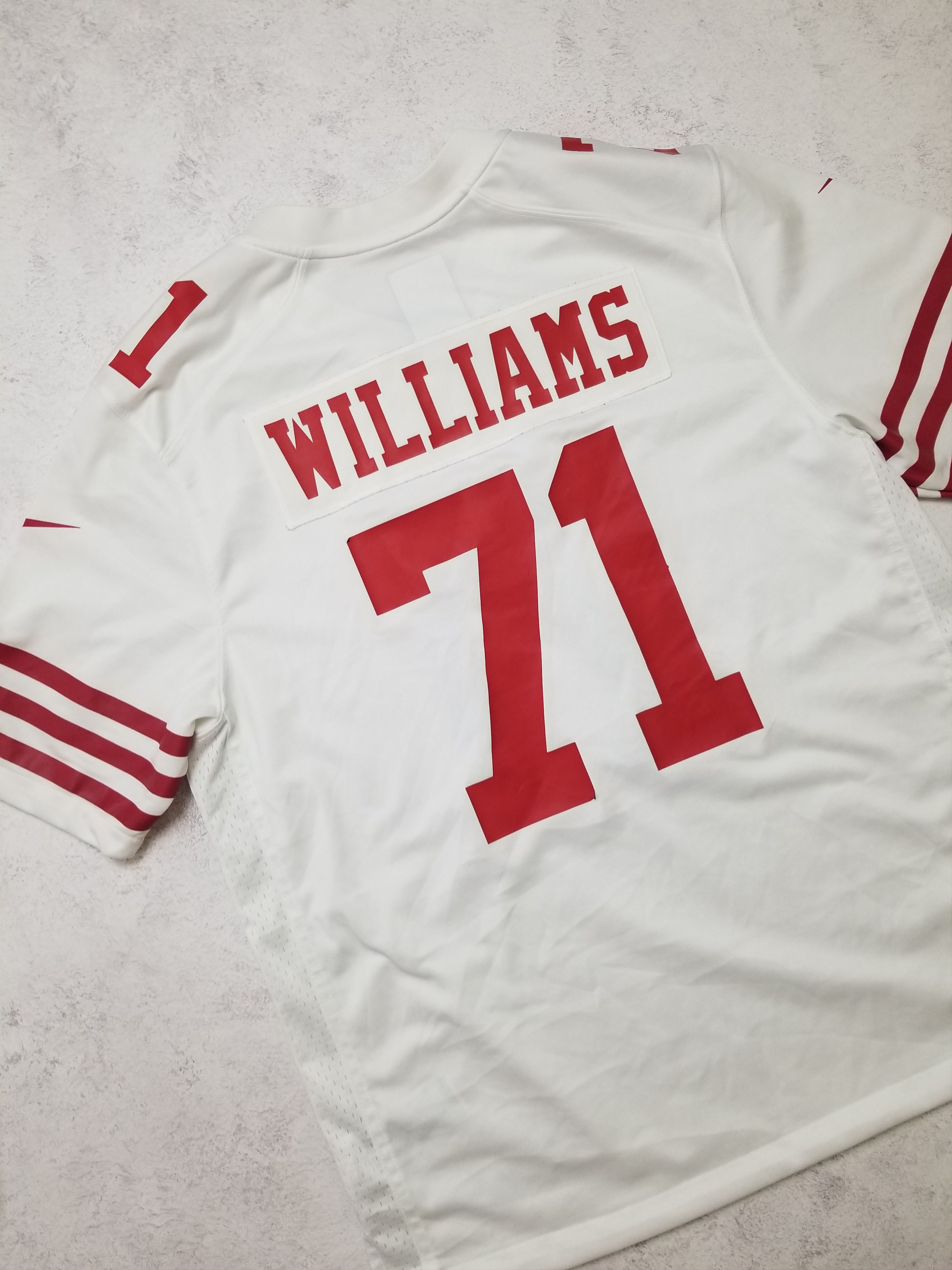 Nike San Francisco 49ers Williams #71 NFL Road Game Jersey Size US XL / EU 56 / 4 - 5 Thumbnail