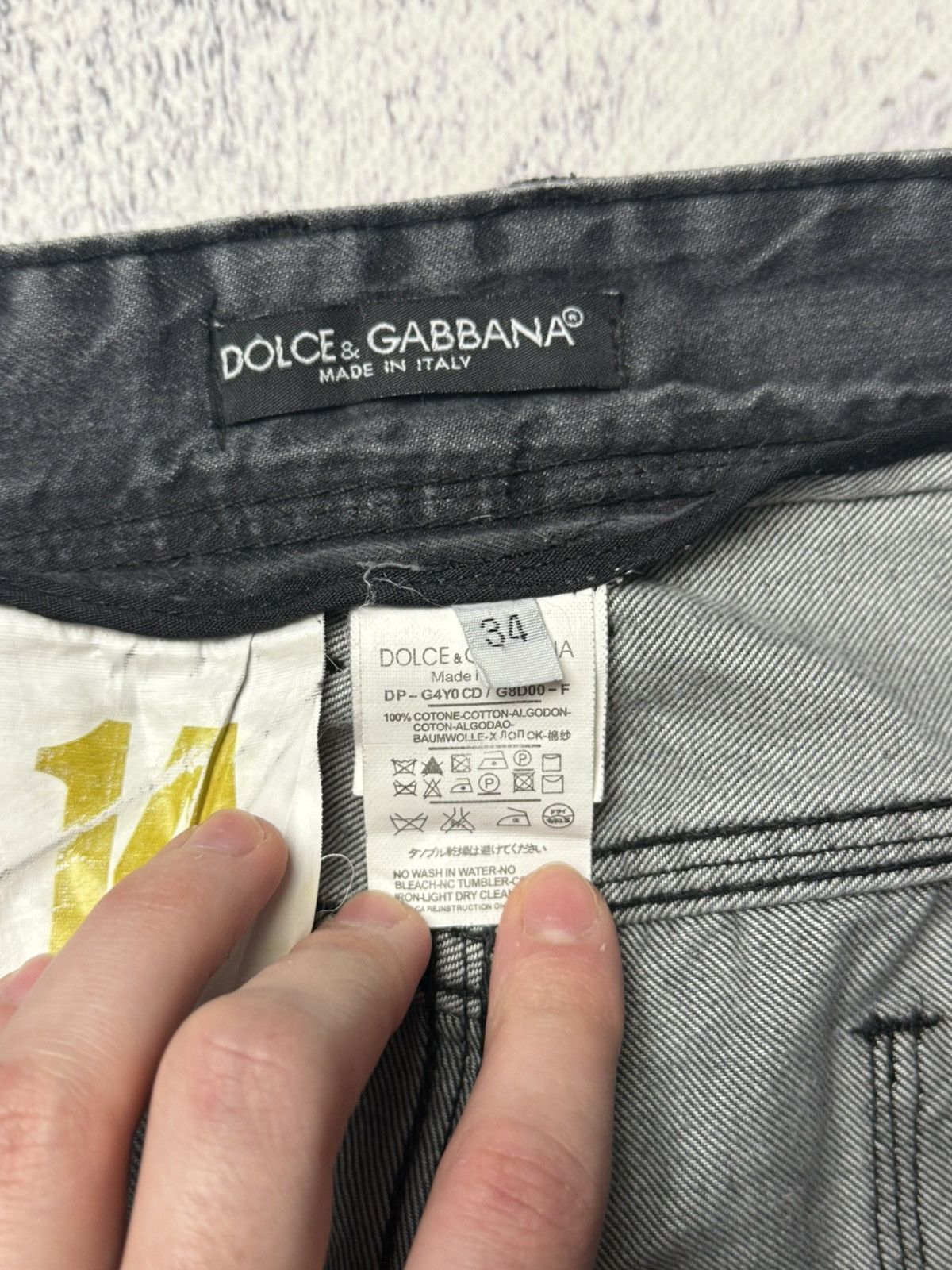 Dolce & Gabbana Vintage Dilce & Gabbana Denim Pants Y2K Size US 34 / EU 50 - 18 Thumbnail