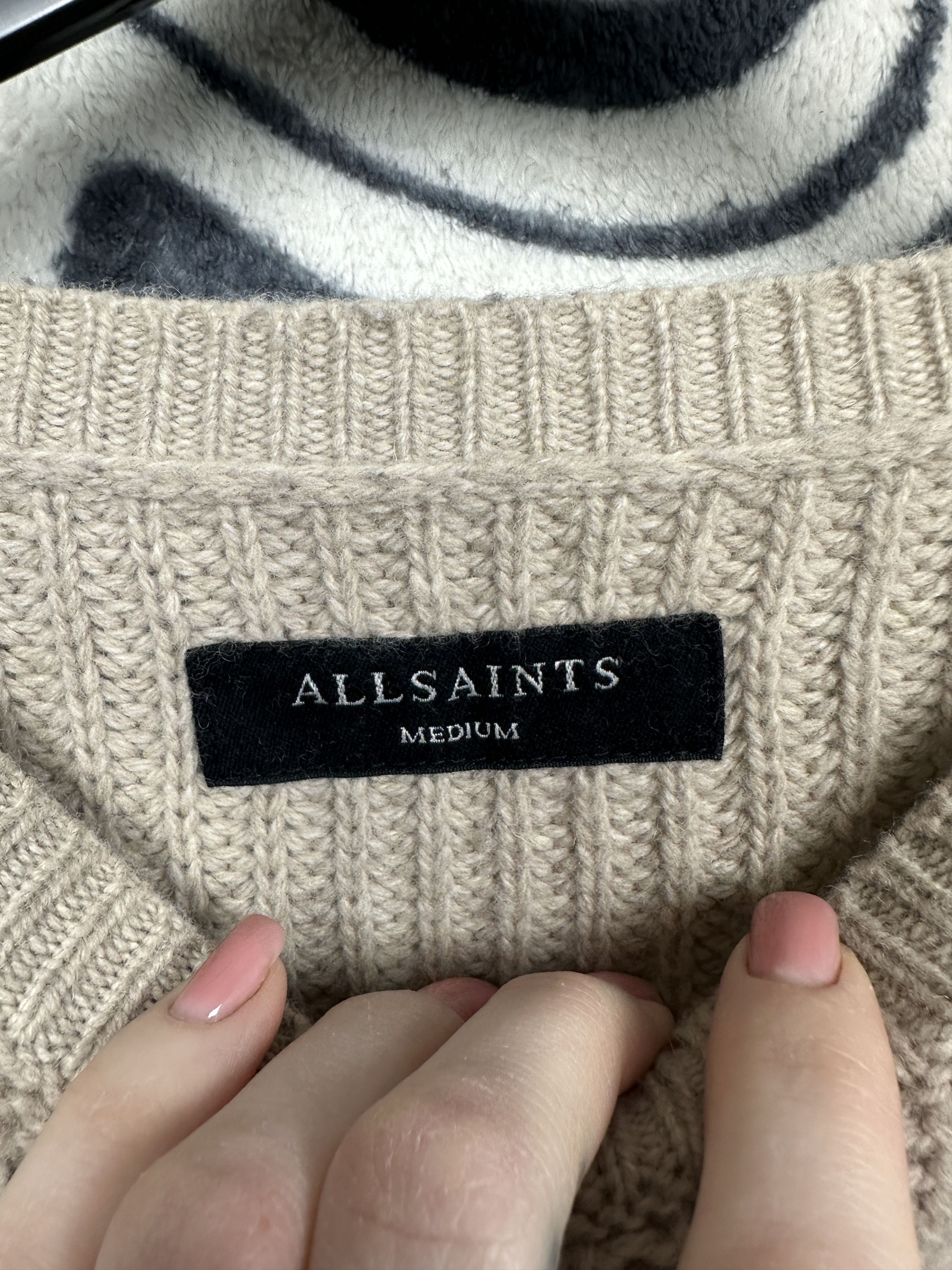 Allsaints Allsaints Mens Hiren Crew Neck Wool Knit Sweater Size US M / EU 48-50 / 2 - 3 Thumbnail