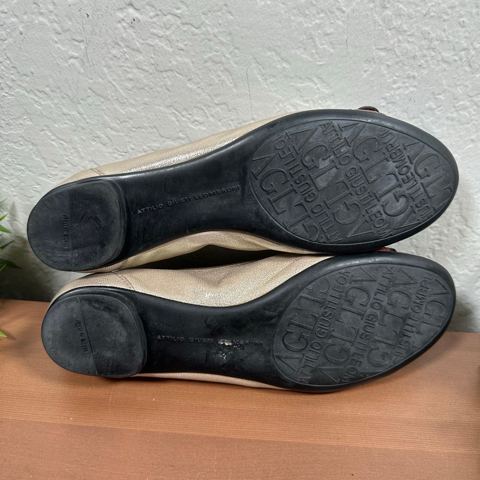 AGL AGL Attilio Giusti Leombruni Cap Toe Belted Ballet Flats Size US 8.5 / IT 38.5 - 9 Thumbnail