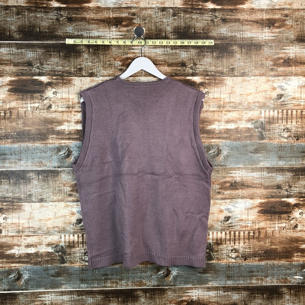 Japanese Brand × Vintage My Mrs Pink Vest Knitwear #A2362 Size L / US 10 / IT 46 - 13 Thumbnail