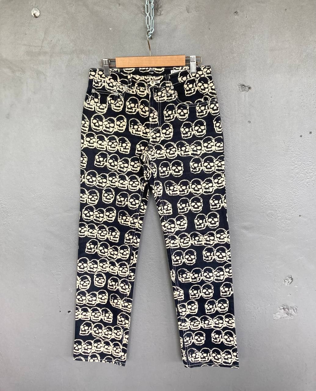 Hysteric Glamour Vintage Hysteric Glamour Skulls Trousers Size 28" / US 6 / IT 42 - 1 Thumbnail
