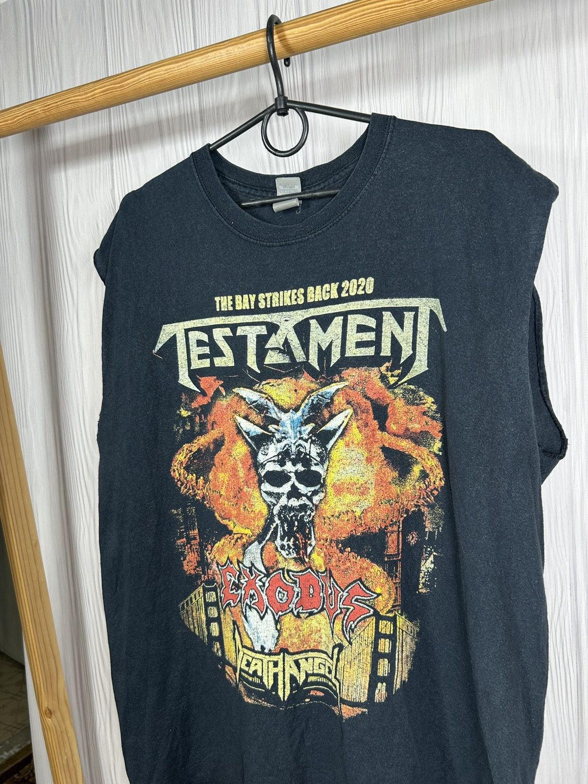 Band Tees Vintage Testament Exodus Europe Tour Size L Size US L / EU 52-54 / 3 - 3 Thumbnail