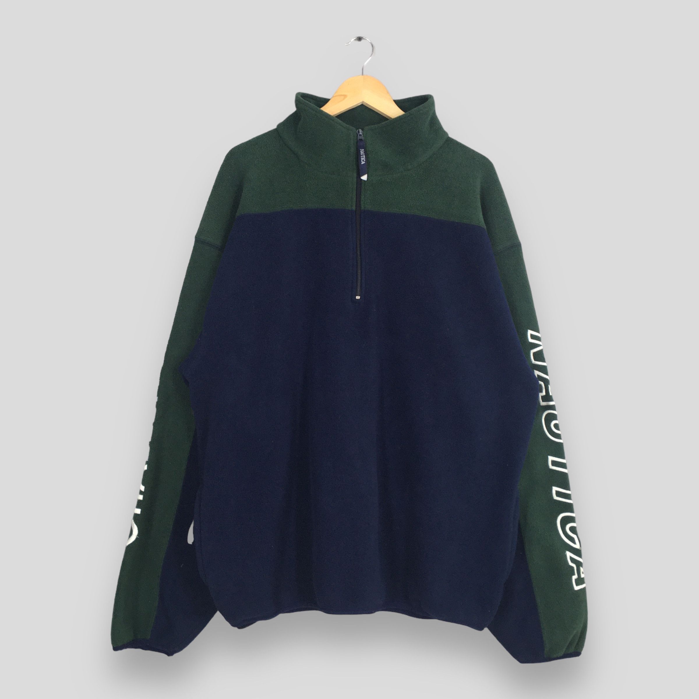 Nautica Vintage Nautica Challenge Fleece Jacket XL Size US XL / EU 56 / 4 - 1 Thumbnail