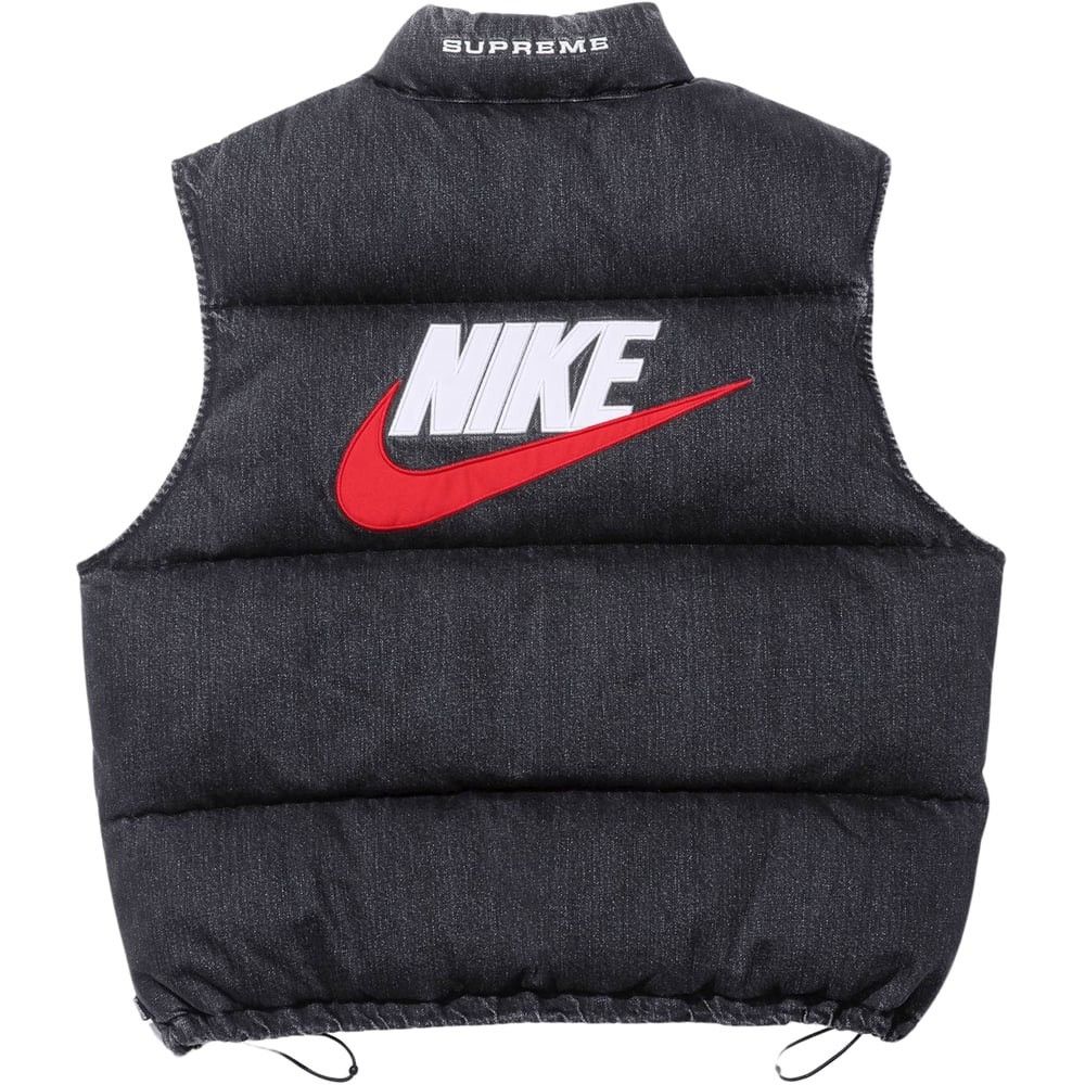 Supreme Nike x Supreme Black Denim Vest SS24 | Grailed