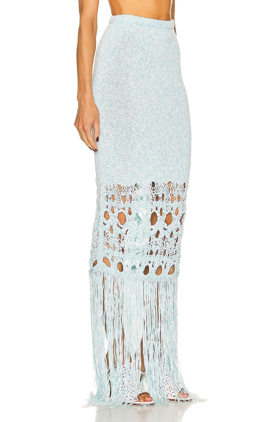 Christopher Esber Crochet Fringe Skirt Size 26" / US 2 / IT 38 - 5 Thumbnail