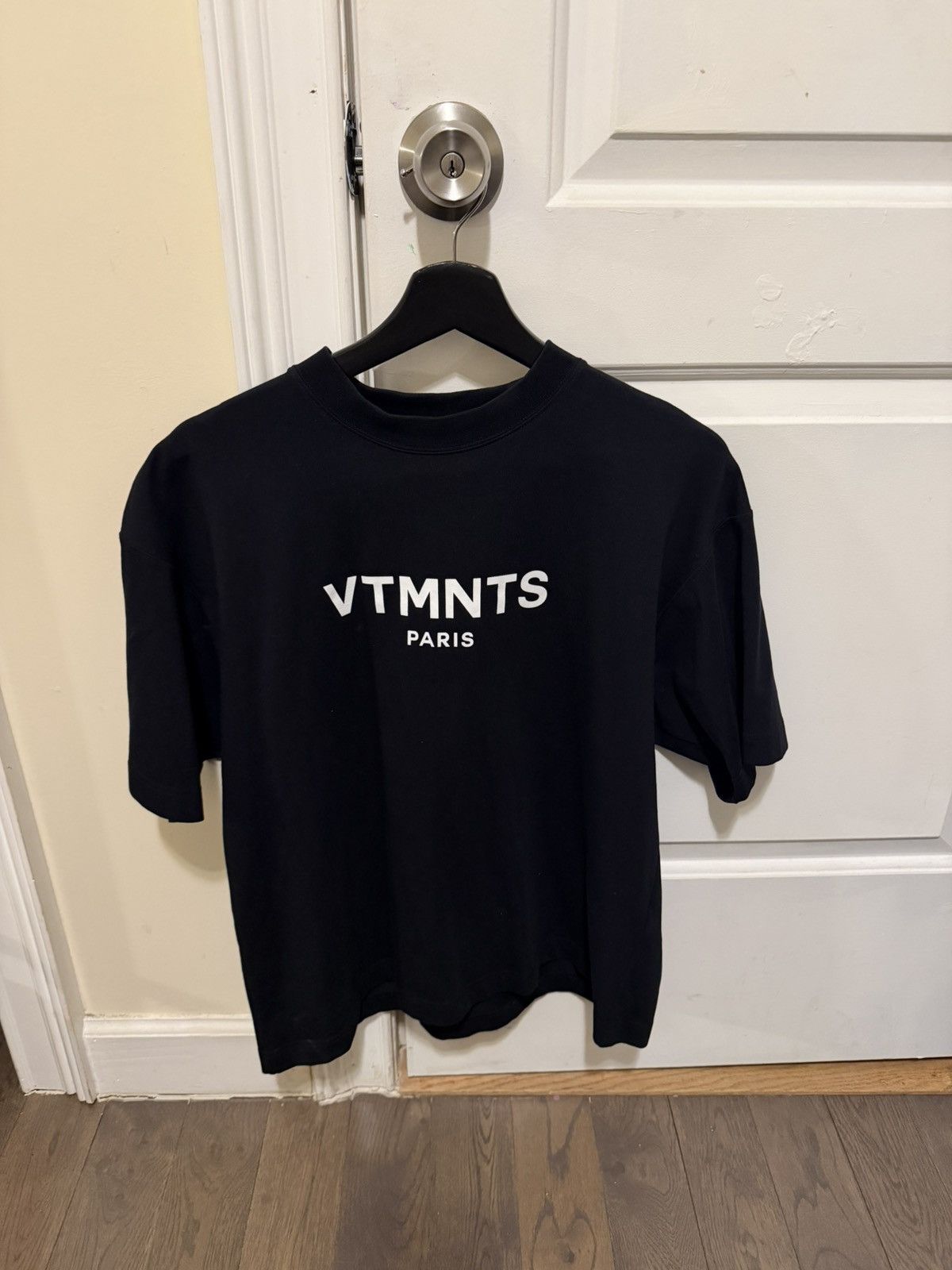 VTMNTS VTMNTS logo-print cotton T-shirt Size US XS / EU 42 / 0 - 1 Thumbnail