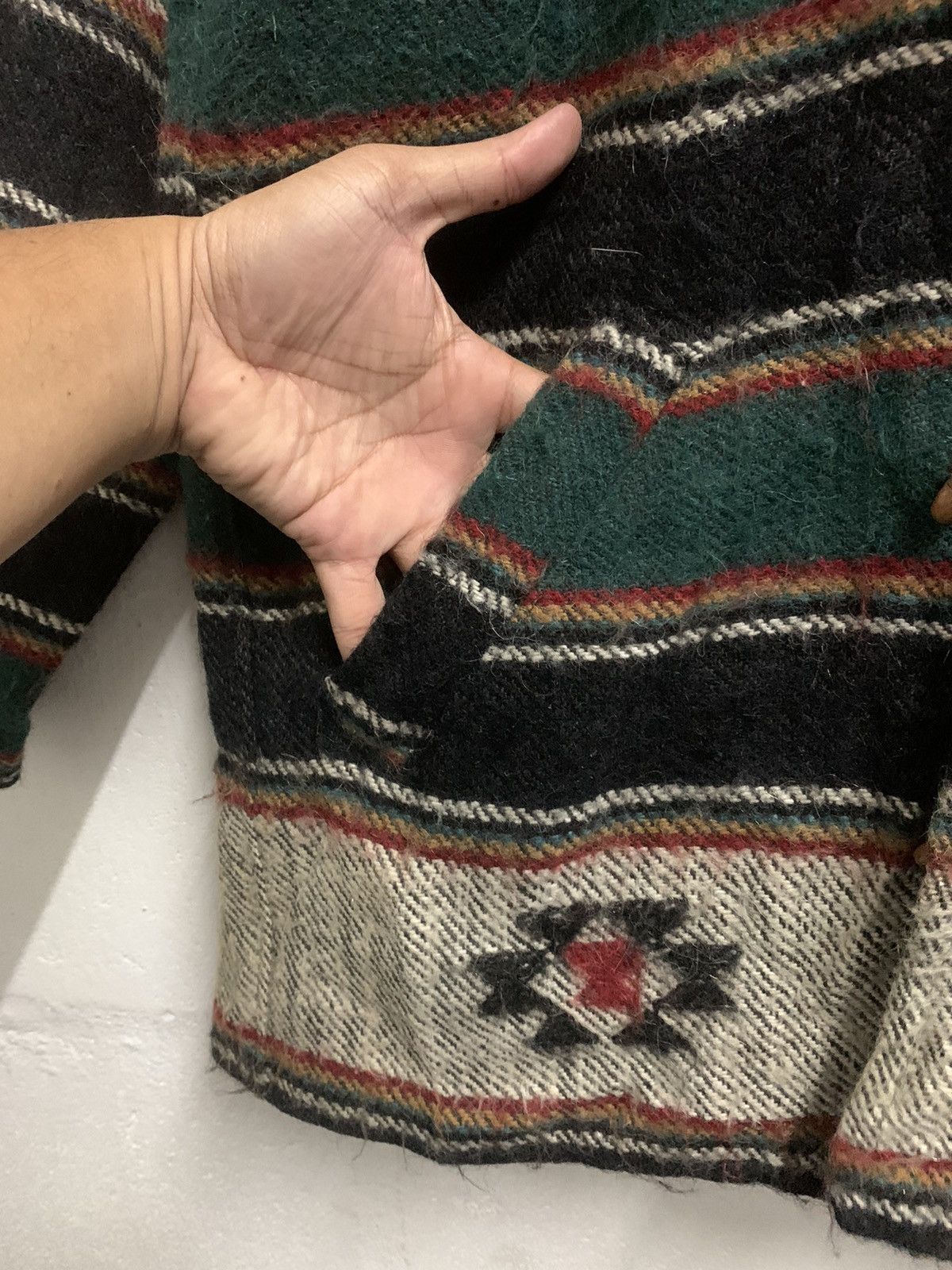 Japanese Brand Vintage Nepalese Wool Jacket Size US XL / EU 56 / 4 - 10 Thumbnail