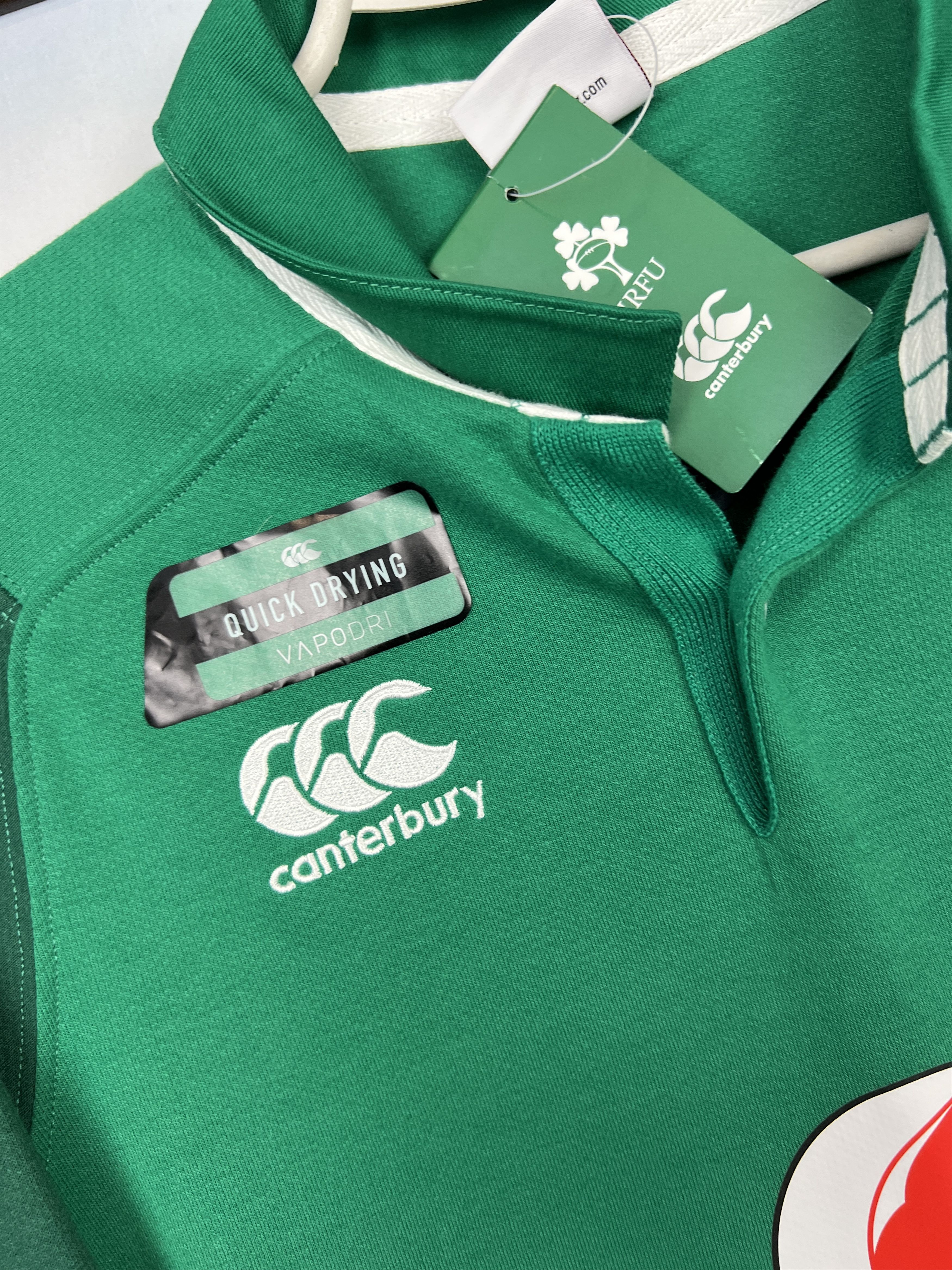 Vintage Ireland Canterbury Vodafone Rugby Jersey Long Sleeve Tee Size M / US 6-8 / IT 42-44 - 4 Thumbnail