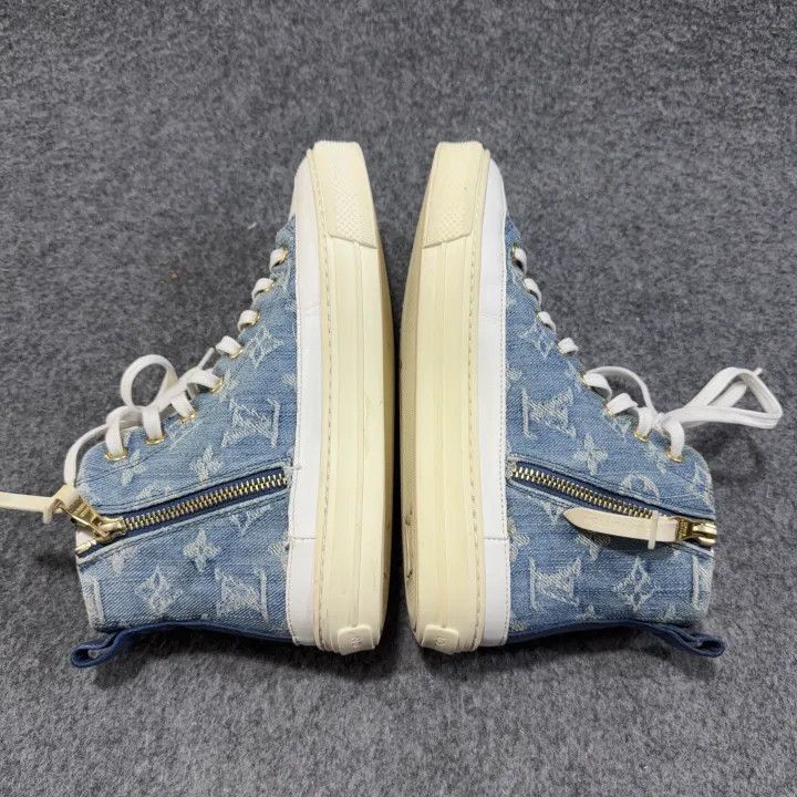 Louis Vuitton Louis Vuitton Stellar Casual Shoes in Blue -2508 Size US 5 / EU 37 - 7 Thumbnail
