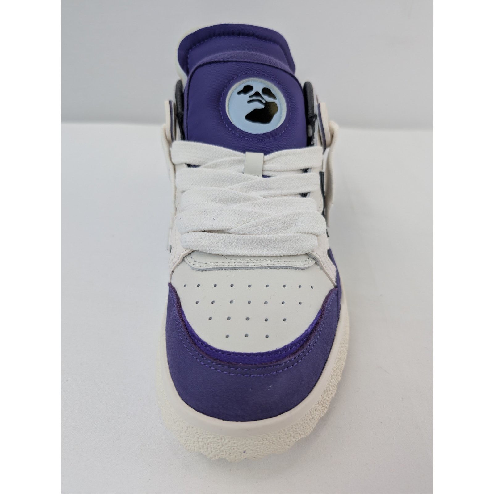 Off-White o1rshd1 Mid Top Sponge Sneakers in Purple/Black Size US 7 / EU 40 - 15 Thumbnail