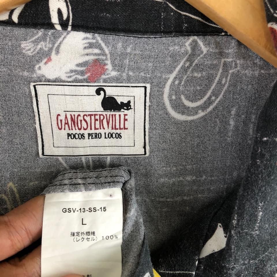 Japanese Brand Gangsterville shirt Size US L / EU 52-54 / 3 - 4 Thumbnail