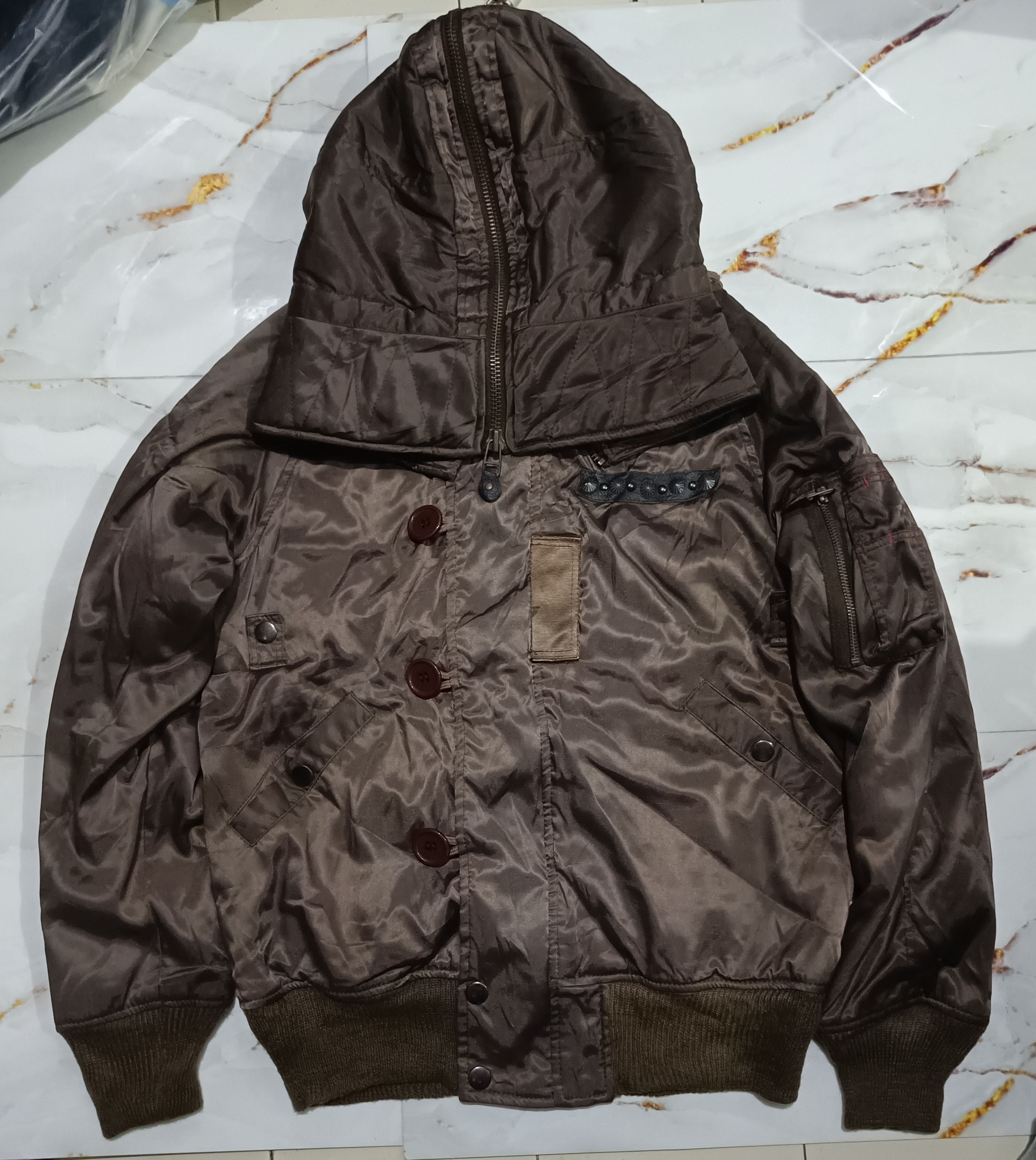 14th Addiction BAP aviator bomber Winter jacket Size US L / EU 52-54 / 3 - 9 Thumbnail