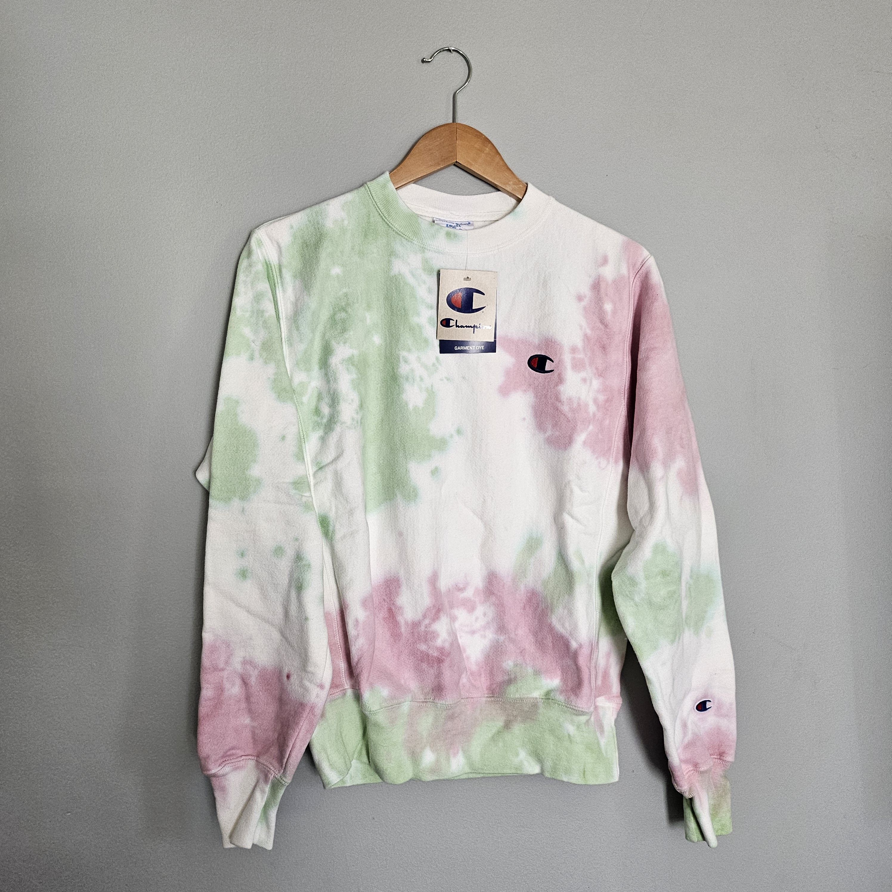 Champion Tie-Dye Crewneck Size US S / EU 44-46 / 1 - 1 Thumbnail