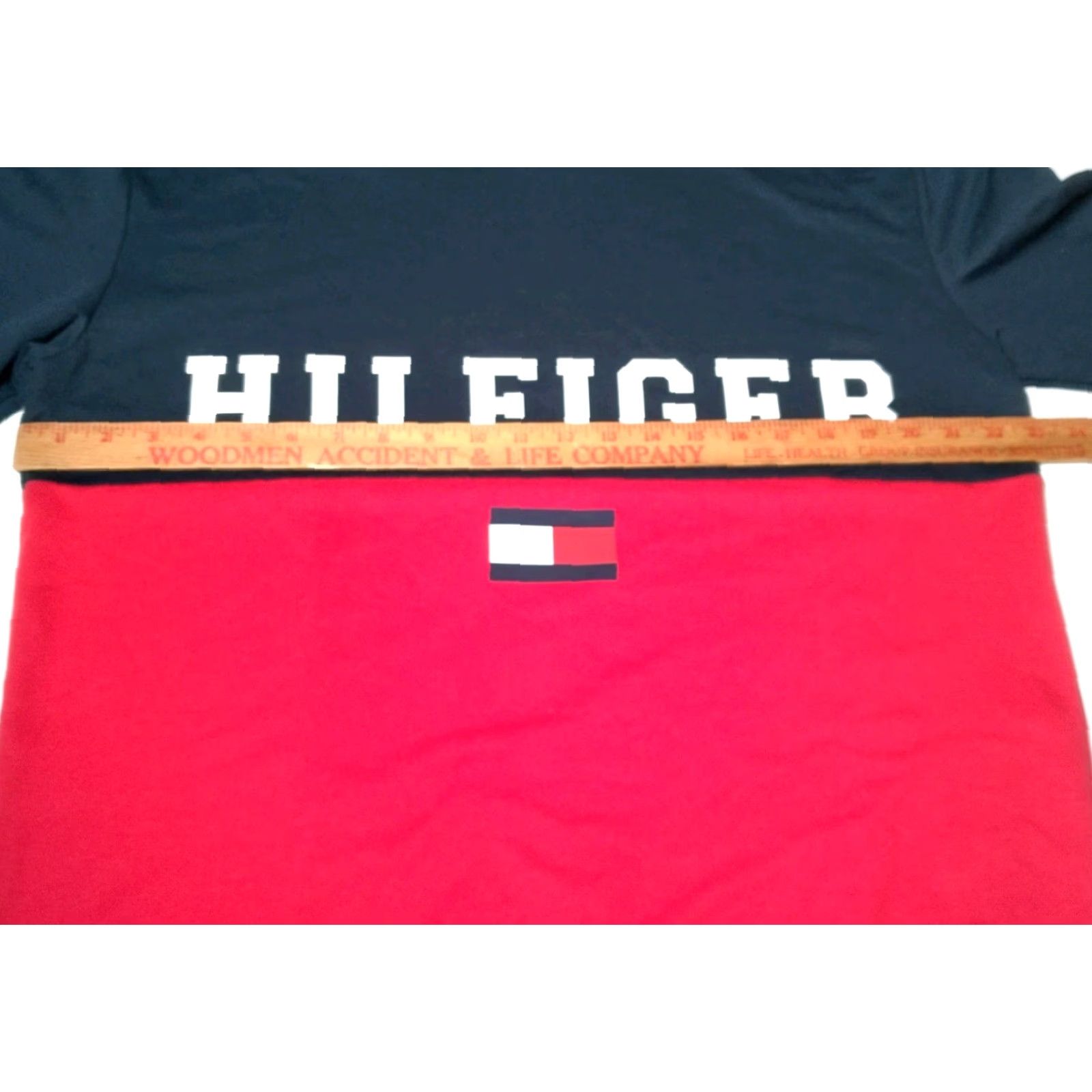 Tommy Hilfiger Tommy Hilfiger Shirt Mens L Long Sleeve Red Colorblock Knit Cotton Polyester Sleepwear Top Product Line Tommy Sleepwear Crew Neck Pullover Size US L / EU 52-54 / 3 - 5 Thumbnail