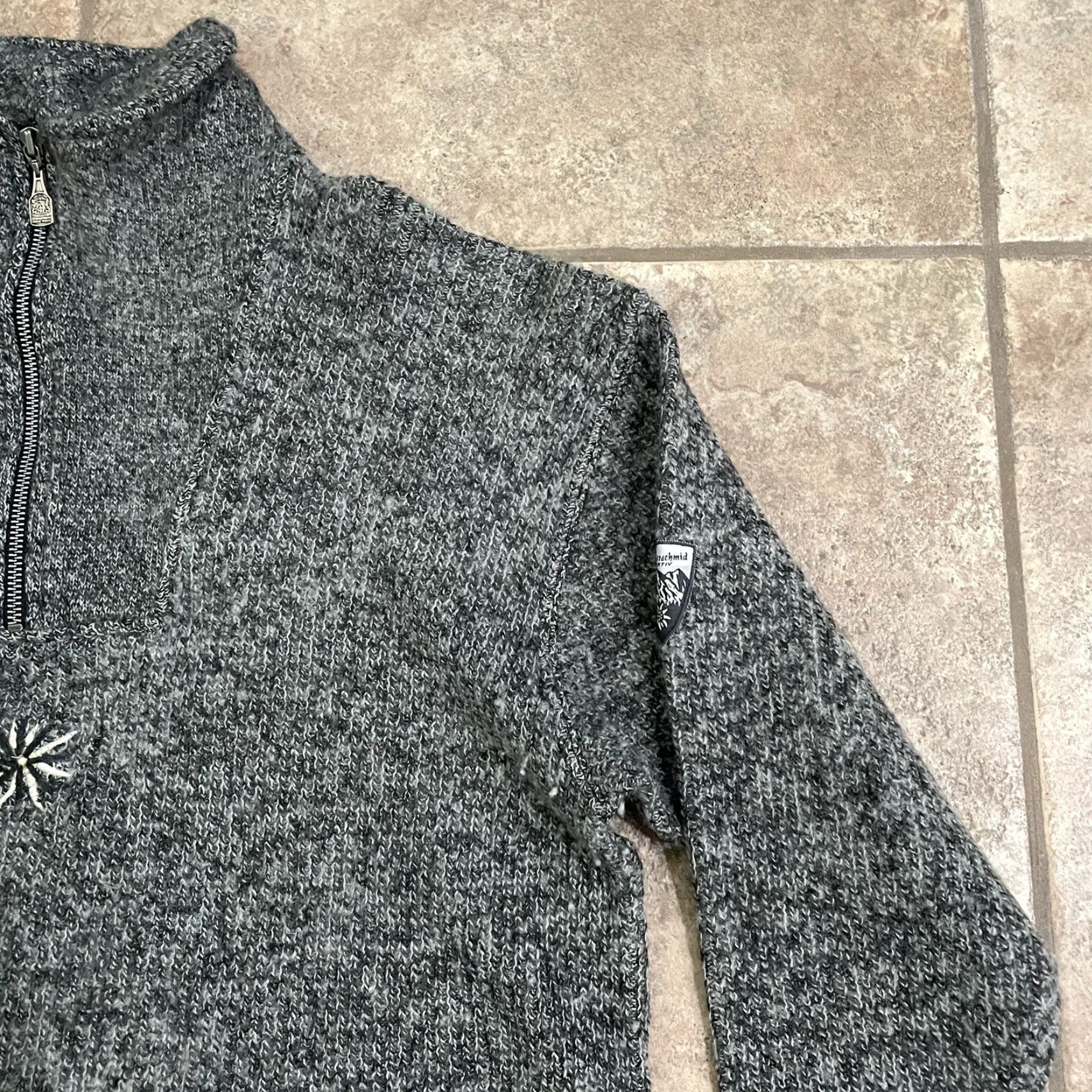 Vintage VINTAGE Hammer schmied Half Zip Pullover Wool Blend Mens Size L Gray Sweater Mens Size US L / EU 52-54 / 3 - 2 Thumbnail