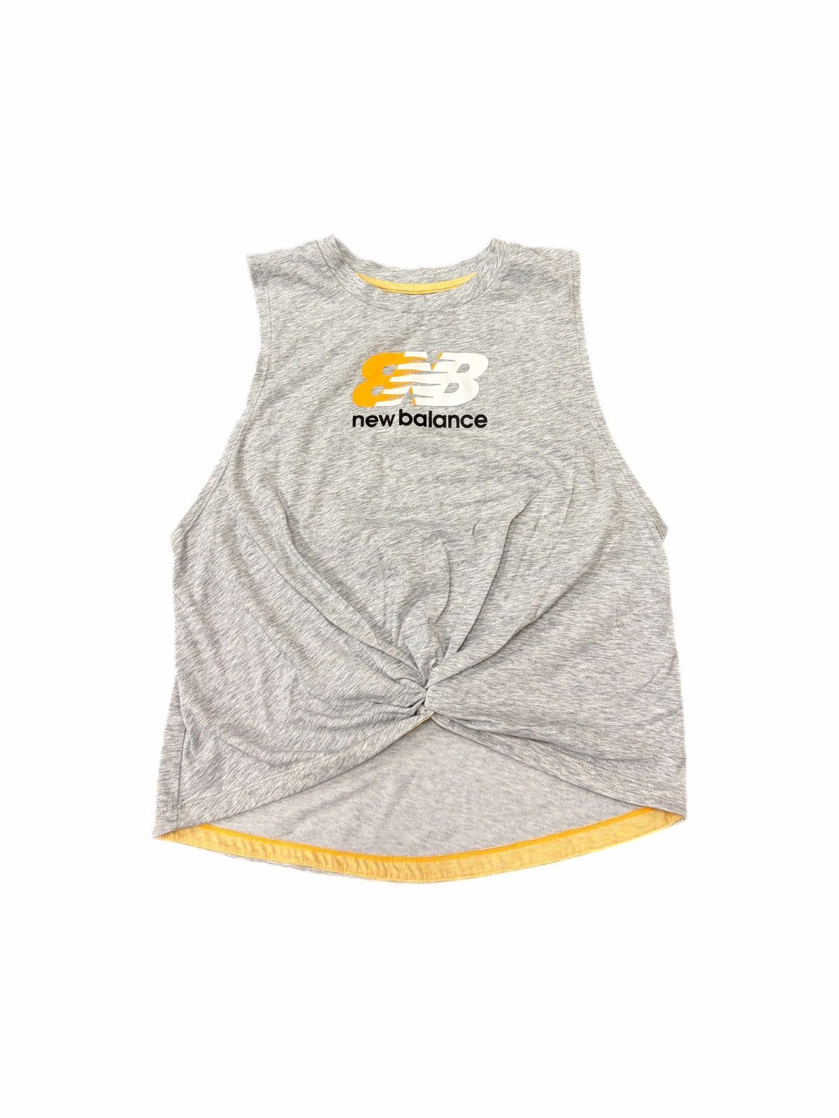 New Balance New Balance Shirt Womens Small Twist Front Muscle Tank Top Size S / US 4 / IT 40 - 1 Thumbnail
