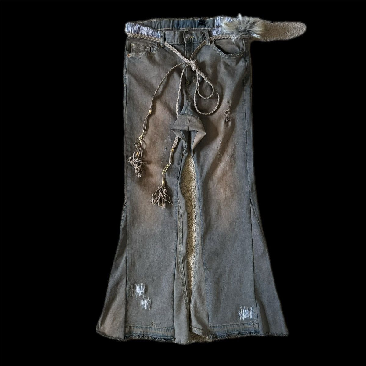 Vintage 1o1 mudwashed flares Size US 30 / EU 46 - 1 Thumbnail
