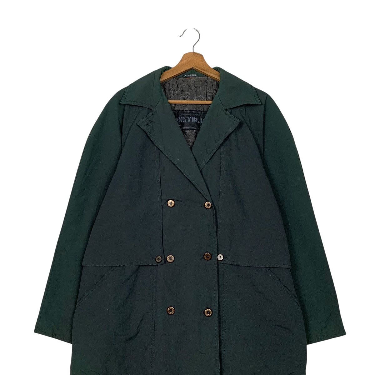 Other Penny Black Double Breasted Overcoat Made In Italy Size M / US 6-8 / IT 42-44 - 3 Thumbnail