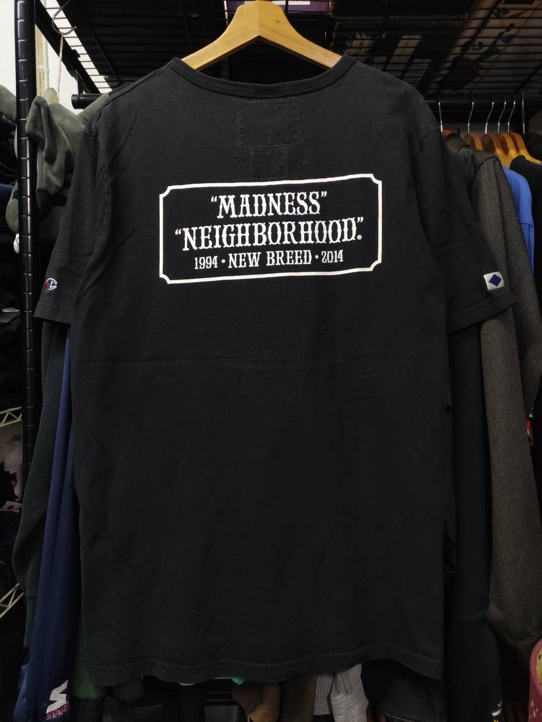 Neighborhood Neighborhood x MDNS Madness " ARMY " Champion T-Shirt Size US L / EU 52-54 / 3 - 11 Thumbnail