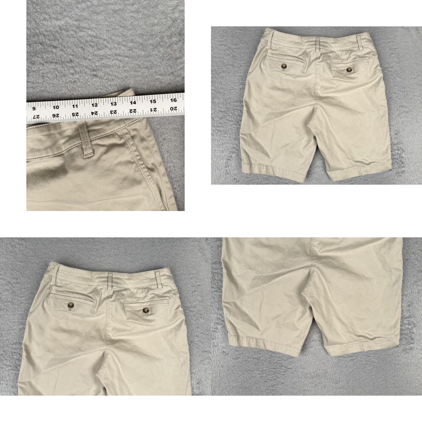 Tommy Bahama Tommy Bahama Shorts Womens 4 Beige Chino Bermuda Flat Front Casual Summer Beach Size 27" / US 4 / IT 40 - 9 Thumbnail