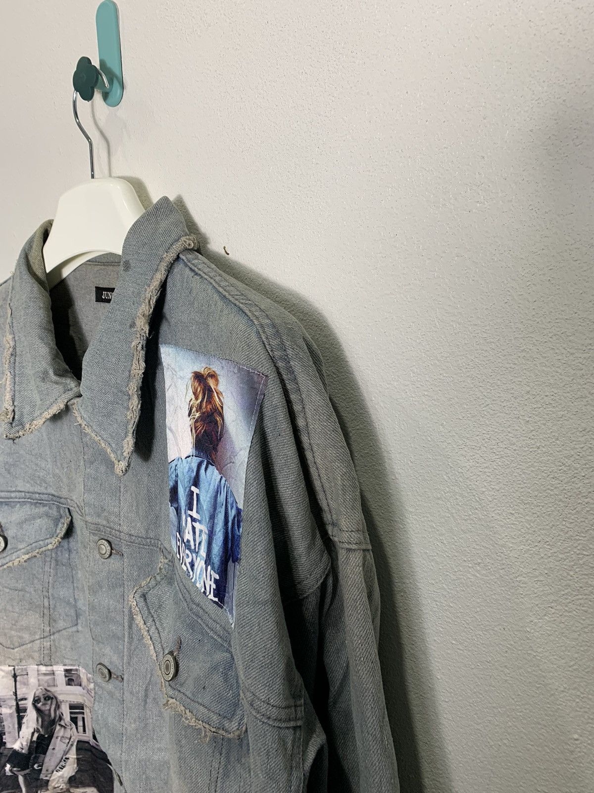 Japanese Brand Jungle Storm Distressed denim jacket Size US L / EU 52-54 / 3 - 9 Thumbnail