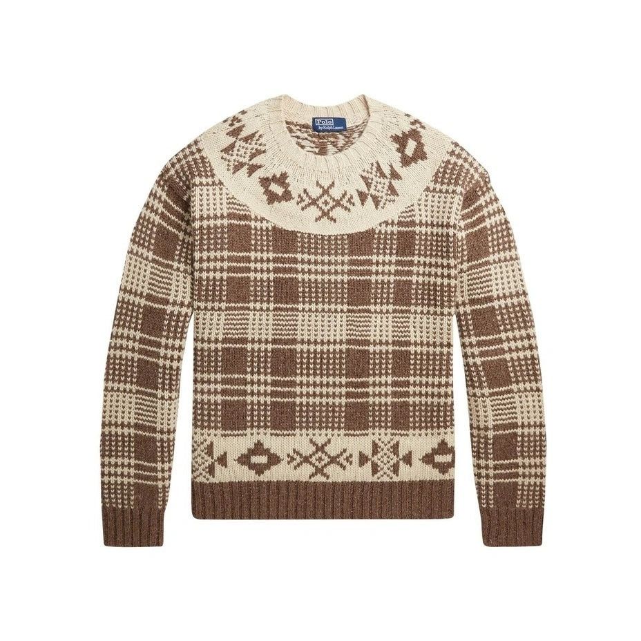 Polo Ralph Lauren Ralph Lauren Polo Plaid Wool Linen Jumper Size US XXL / EU 58 / 5 - 1 Thumbnail