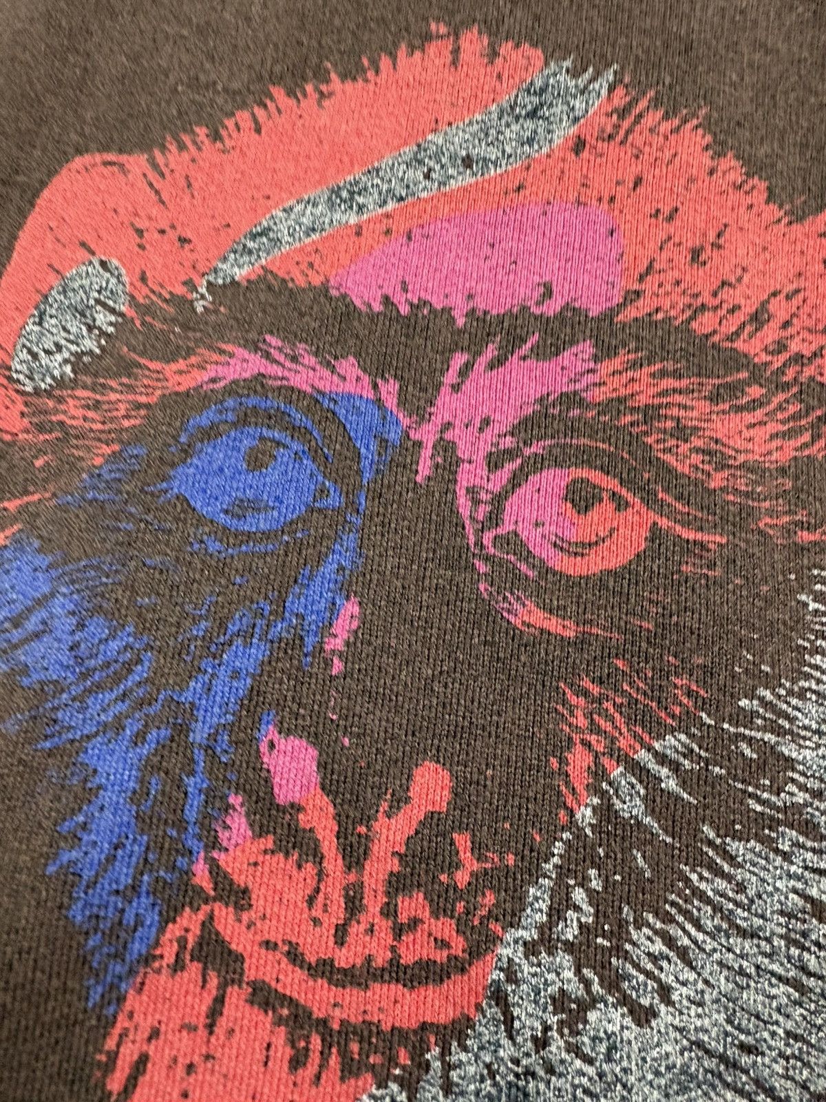 John Galliano John Galliano Archive 2000s Monkey Graphic Zip Hoodie Y2K XL Size US XL / EU 56 / 4 - 7 Thumbnail
