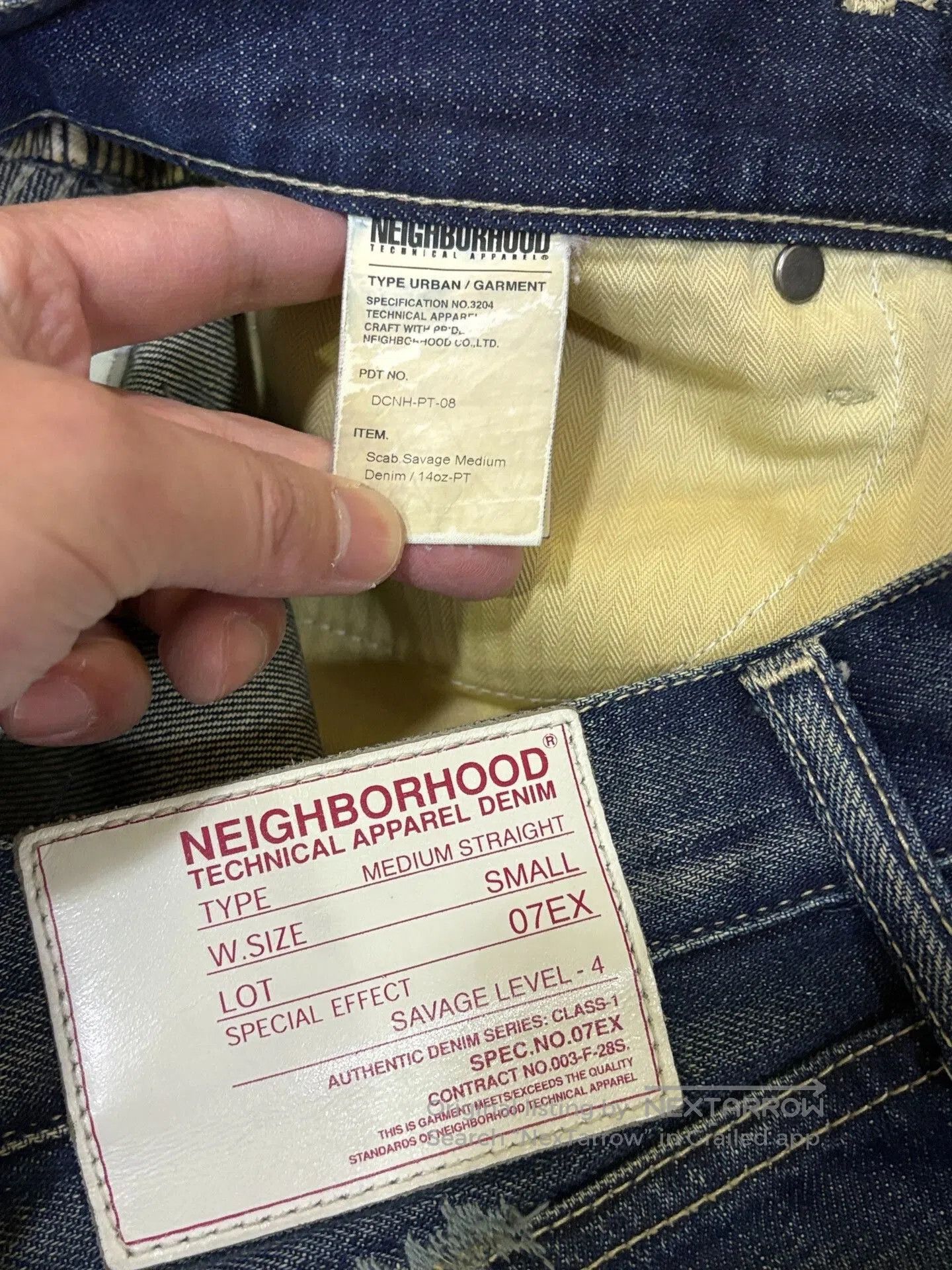 Neighborhood Neighborhood SCAB Distressed Jeans. Size US 26 / EU 42 - 8 Thumbnail