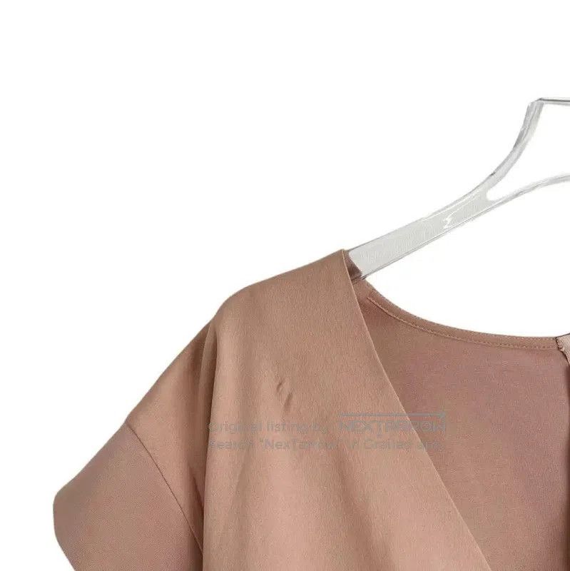 Max Mara MaxMara Pink Nylon Short Sleeve Dress . Size S / US 4 / IT 40 - 3 Thumbnail
