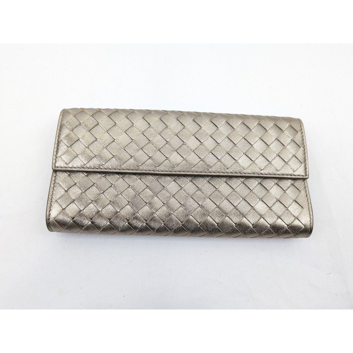 Bottega Veneta o1rshd1 Size : OS/ Intrecciato Gros Grain Wallet in Champign Size ONE SIZE - 6 Thumbnail