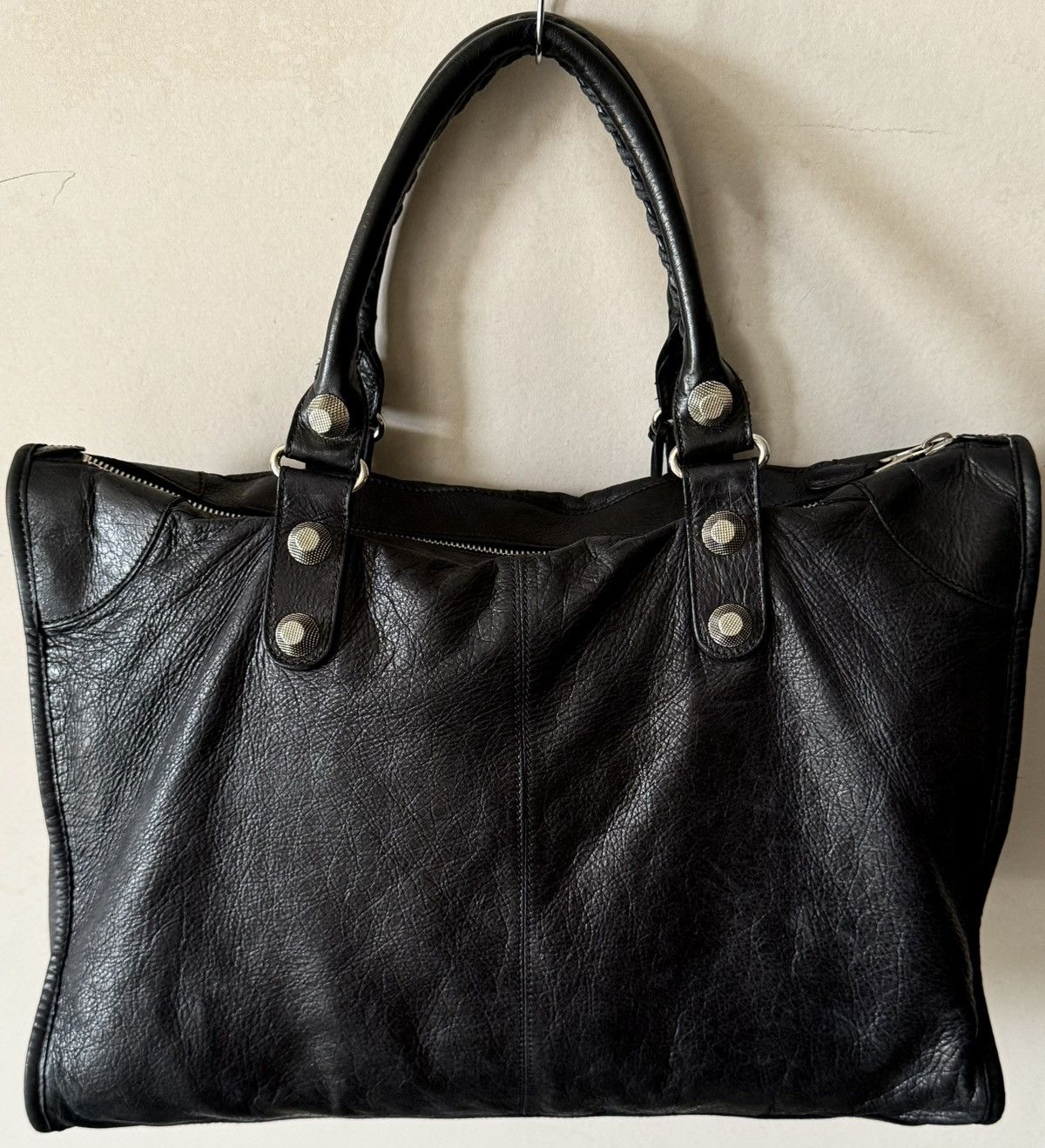 Balenciaga RARE Balenciaga - 2000’s - XL Le City - Lambskin Work Bag Size ONE SIZE - 17 Thumbnail