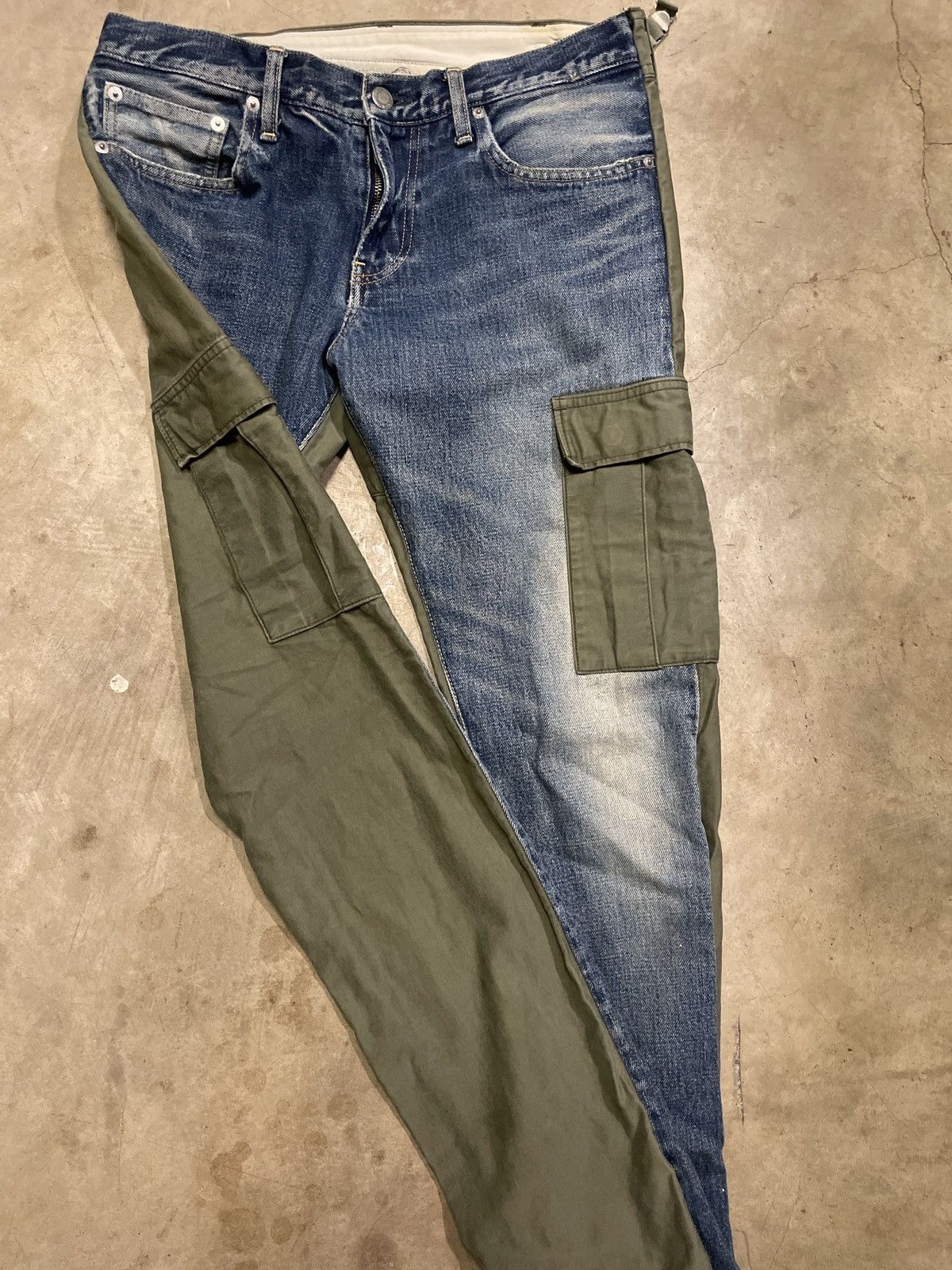 Jun Takahashi Undercover FW10' Hybrid Cargo Pants/Denim Size US 30 / EU 46 - 4 Thumbnail