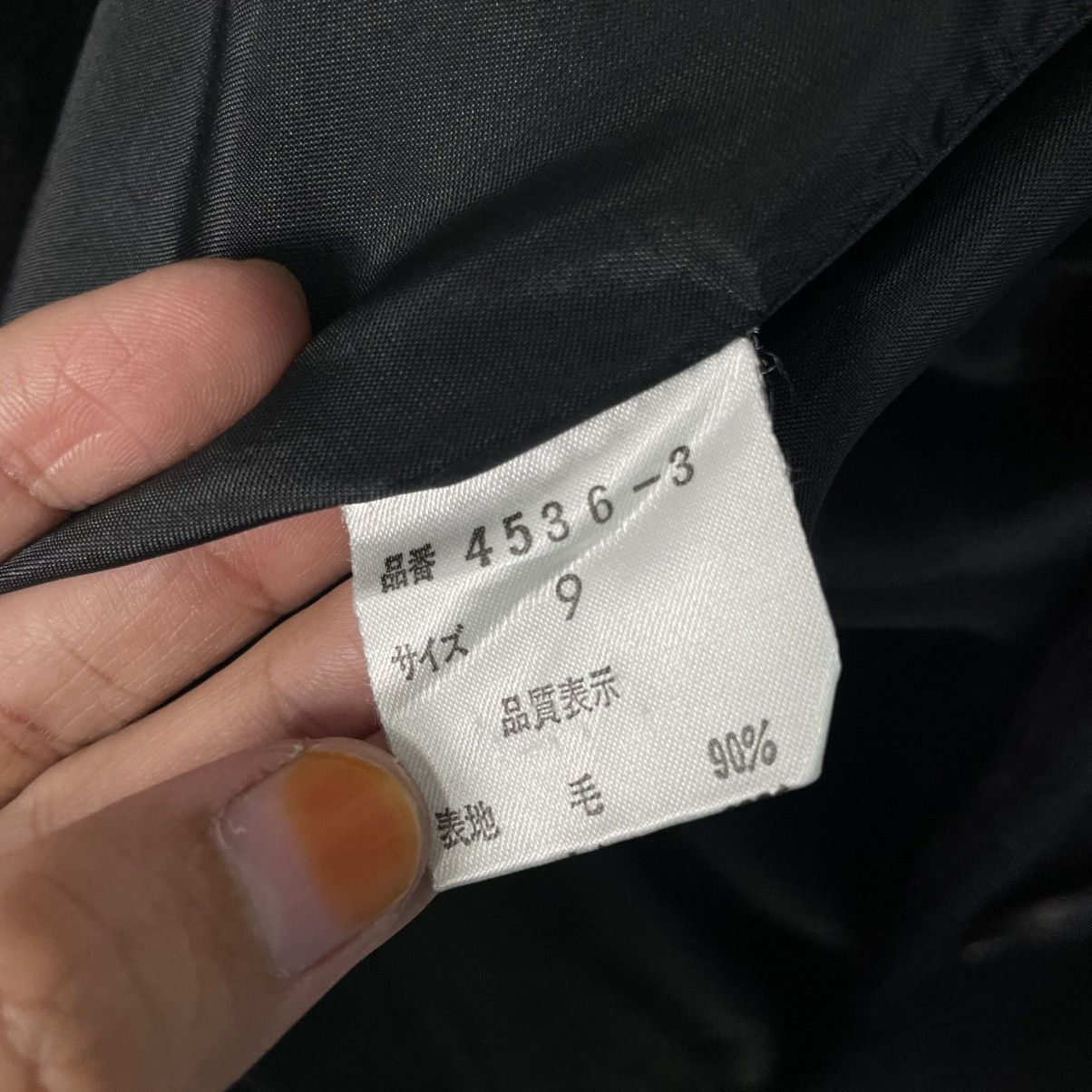 Japanese Brand Nice Design Emico Black Wool Overcoat Size M / US 6-8 / IT 42-44 - 17 Thumbnail