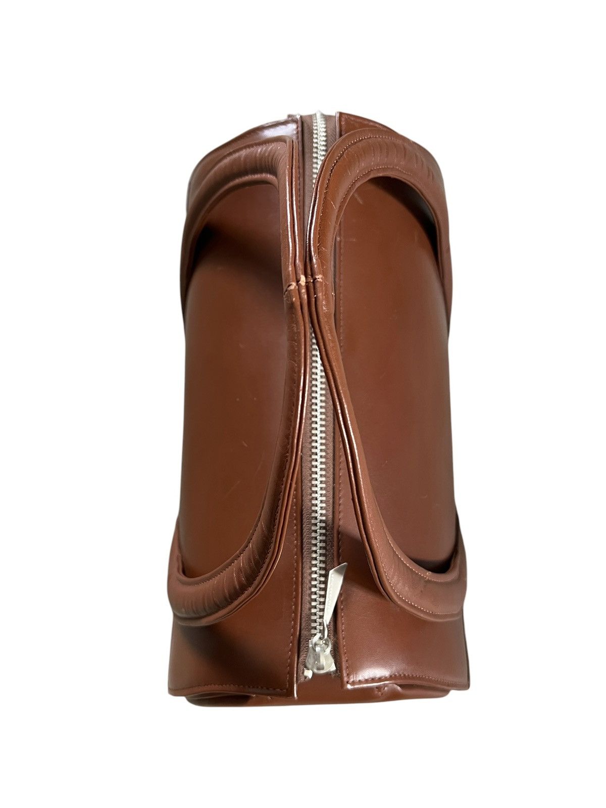 Thierry Mugler 1990 Thierry Mugler Paris Leather Handbag Size ONE SIZE - 6 Thumbnail