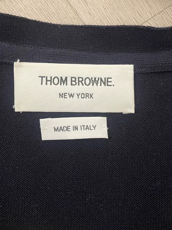 Thom Browne Thom browne Size 3 Dark blue four-striped little whale kni Size L / US 10 / IT 46 - 5 Thumbnail