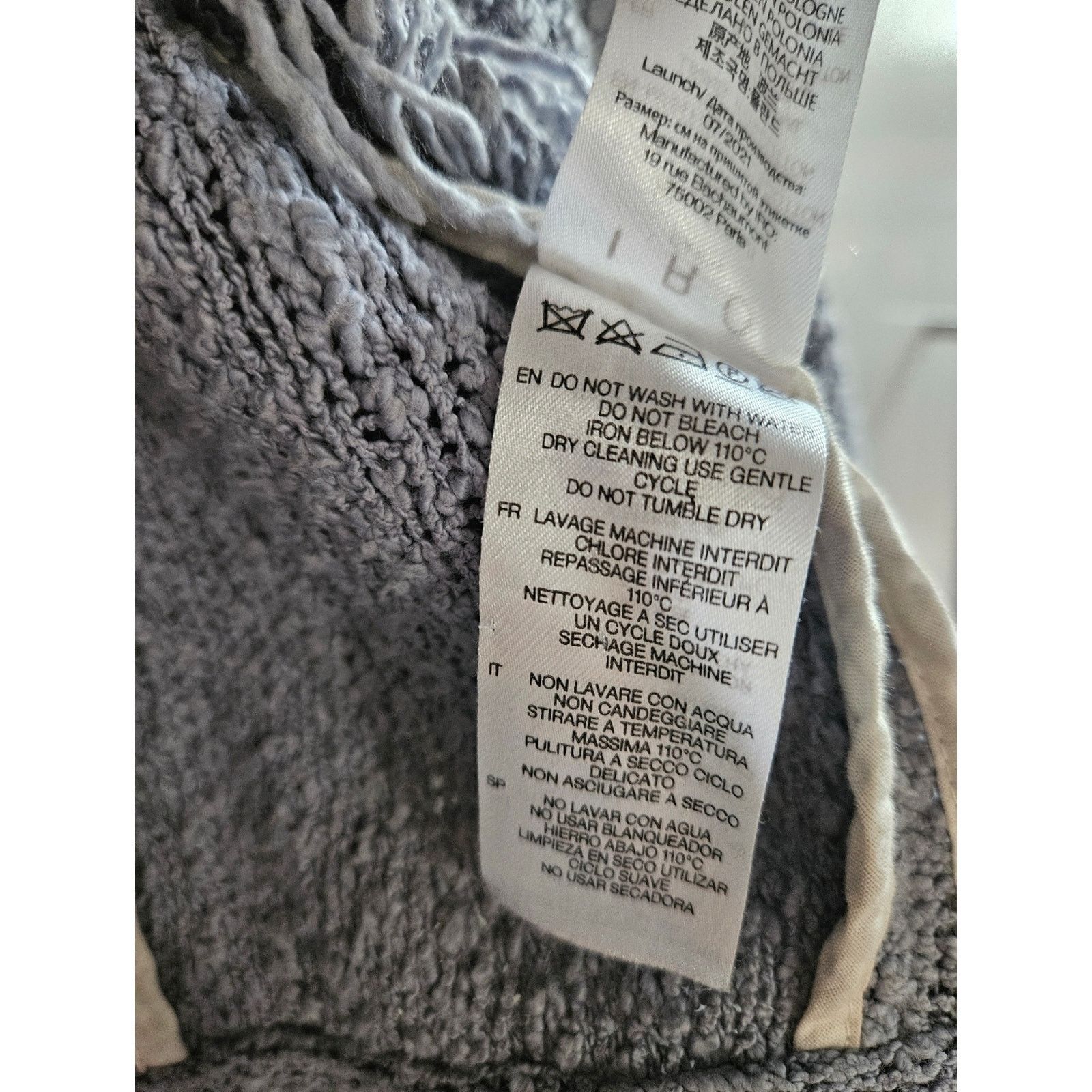 Iro IRO Shavani Size 38 Frayed Open-Front Knit Cardigan Size S / US 4 / IT 40 - 5 Thumbnail