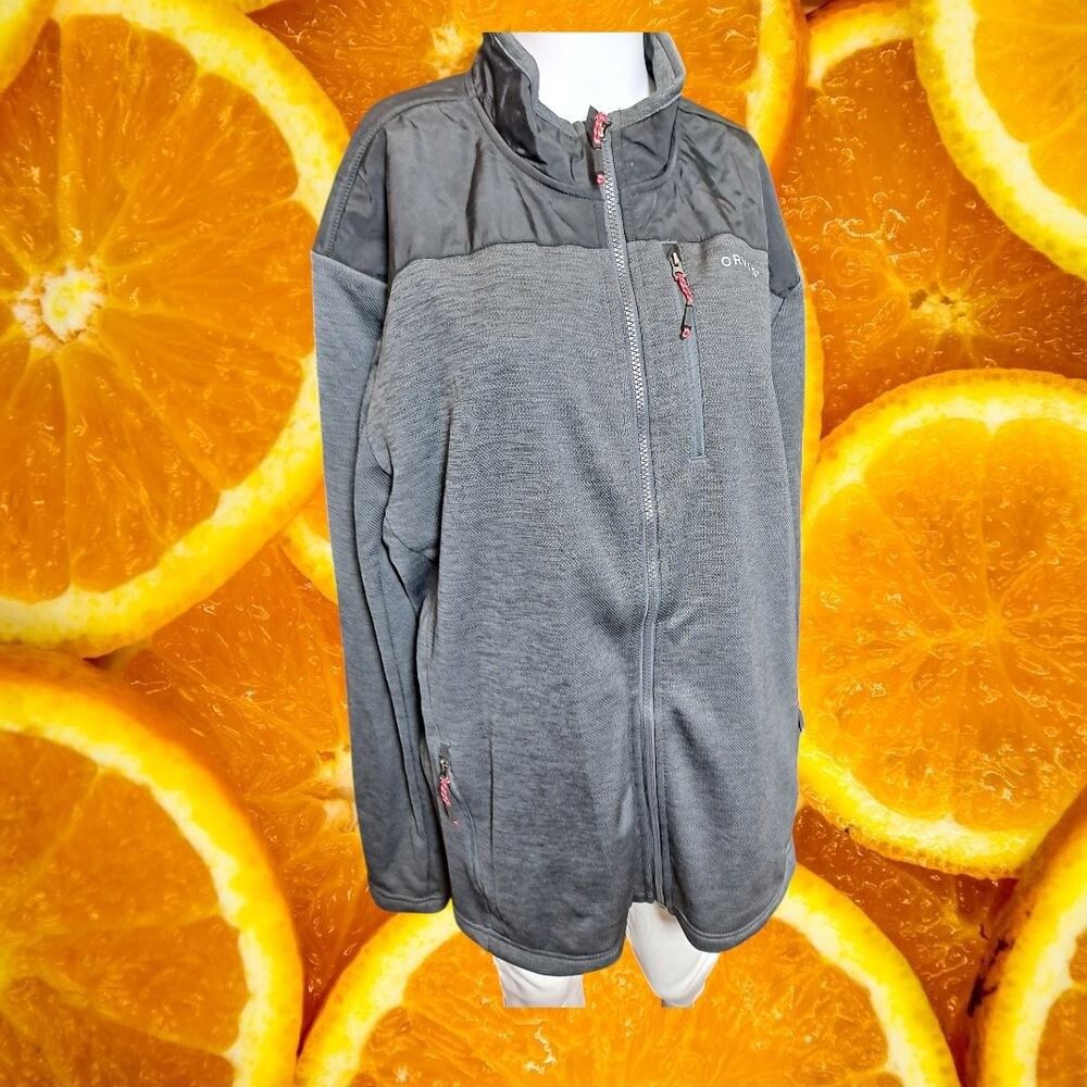 Orvis Orvis Classic Full Zip Jacket Fleece Lined Gray XL Size US XL / EU 56 / 4 - 1 Thumbnail