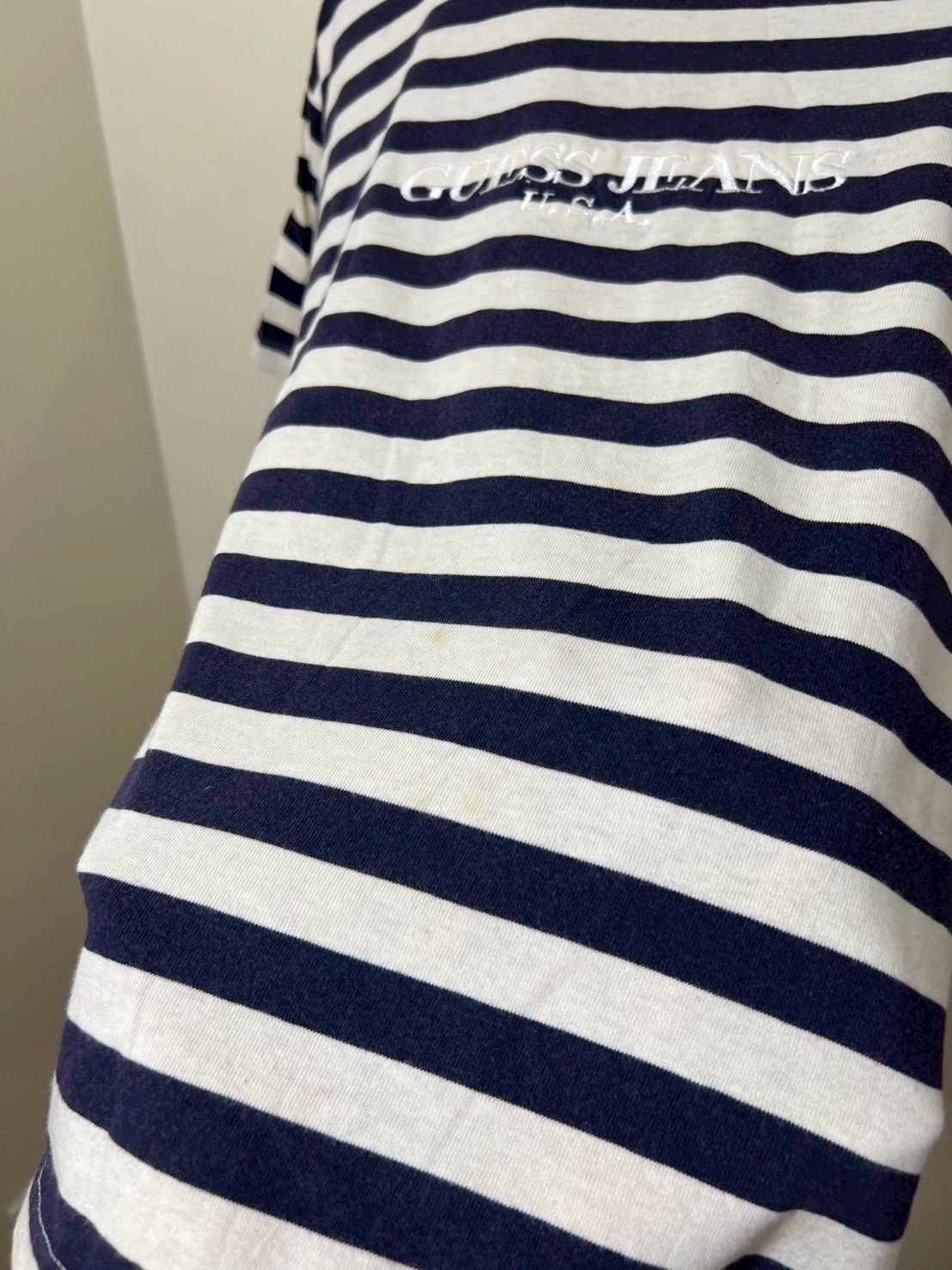 Vintage Vintage 90's Guess Jeans USA Striped shirt bnz01 Size US S / EU 44-46 / 1 - 8 Thumbnail