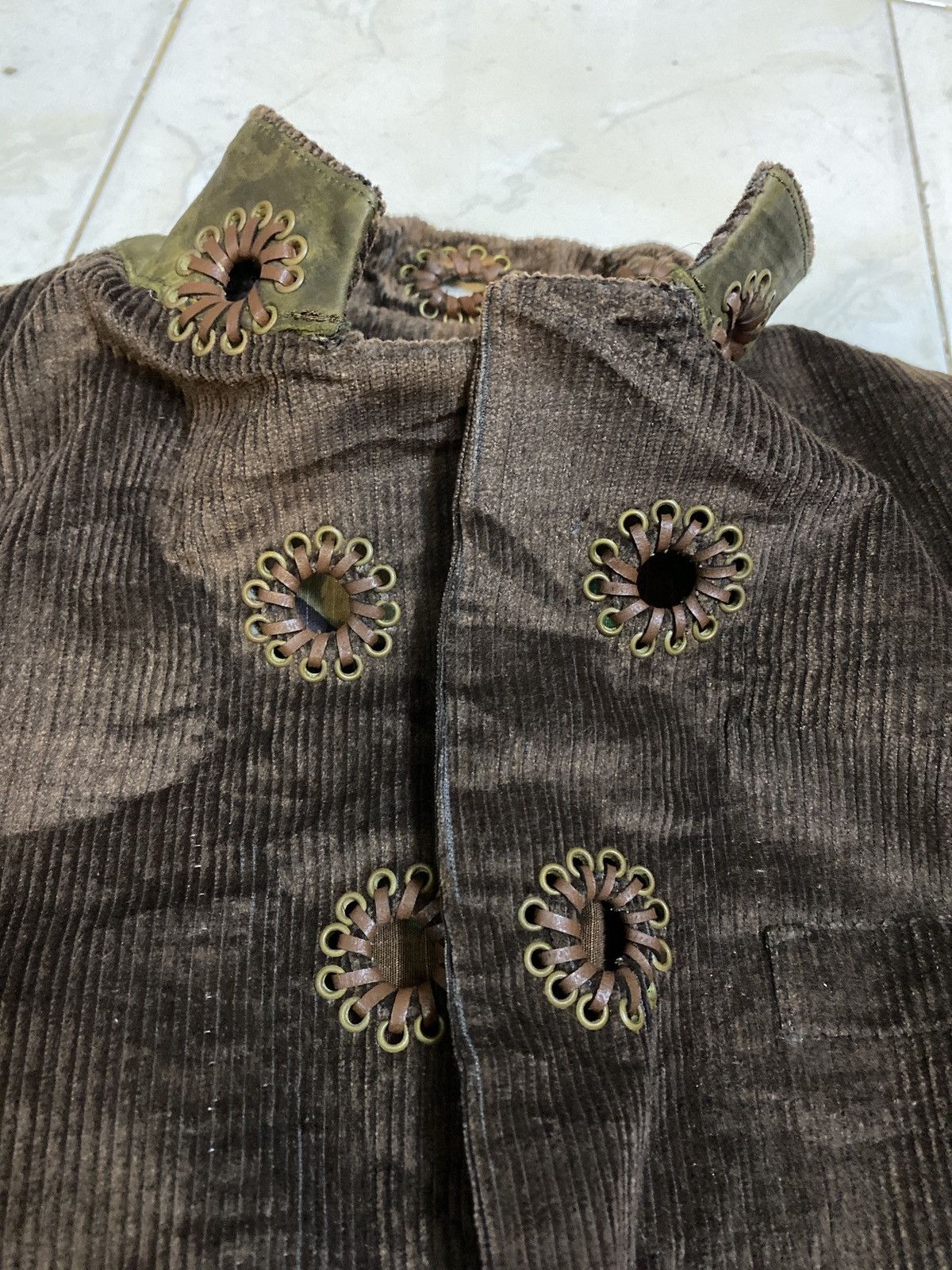 Hollywood Trading Company × Leather Vintage HTC Coudroy x Leather Camo Coat Jacket Size US M / EU 48-50 / 2 - 12 Thumbnail