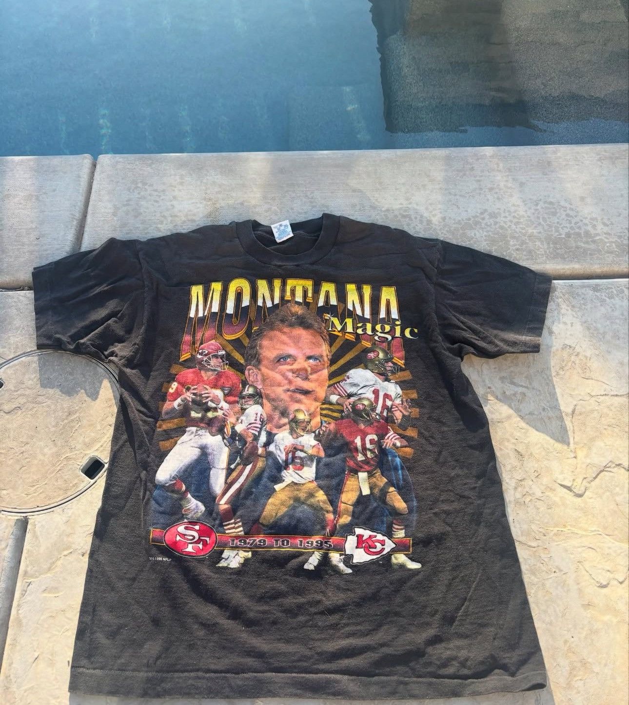 Vintage Joe Montana Vintage Tee Size US L / EU 52-54 / 3 - 1 Thumbnail