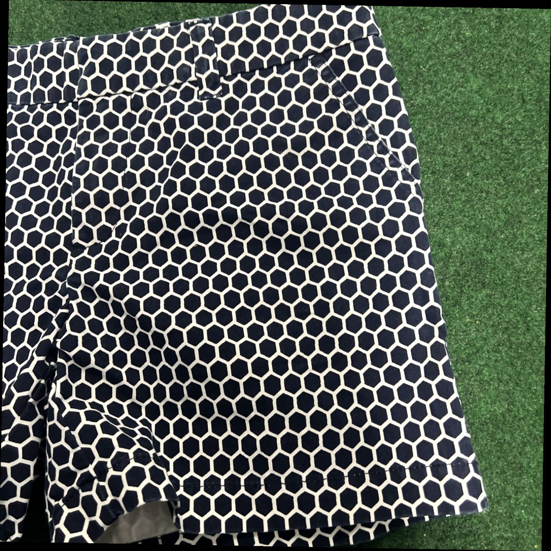 Tommy Hilfiger Tommy Hilfiger Women's Blue And White Gingham Shorts Size 4 Size 27" / US 4 / IT 40 - 3 Thumbnail