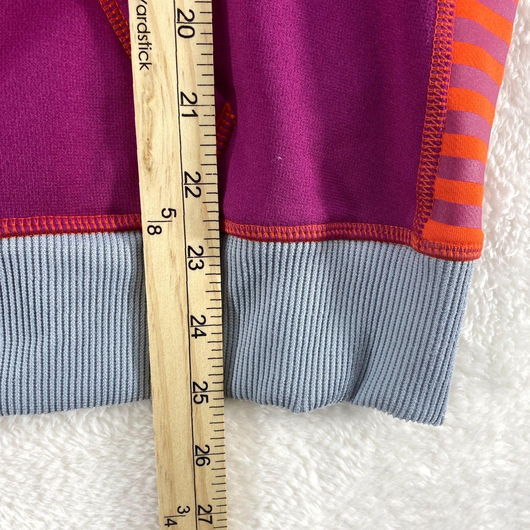 Nike VINTAGE Nike Therma-Fit Orange Purple Hoodie Hooded Full Zip Jacket Womens L Purple Nike Therma-Fit Hoodie Full Zip Jacket Womens Large Size L / US 10 / IT 46 - 6 Thumbnail