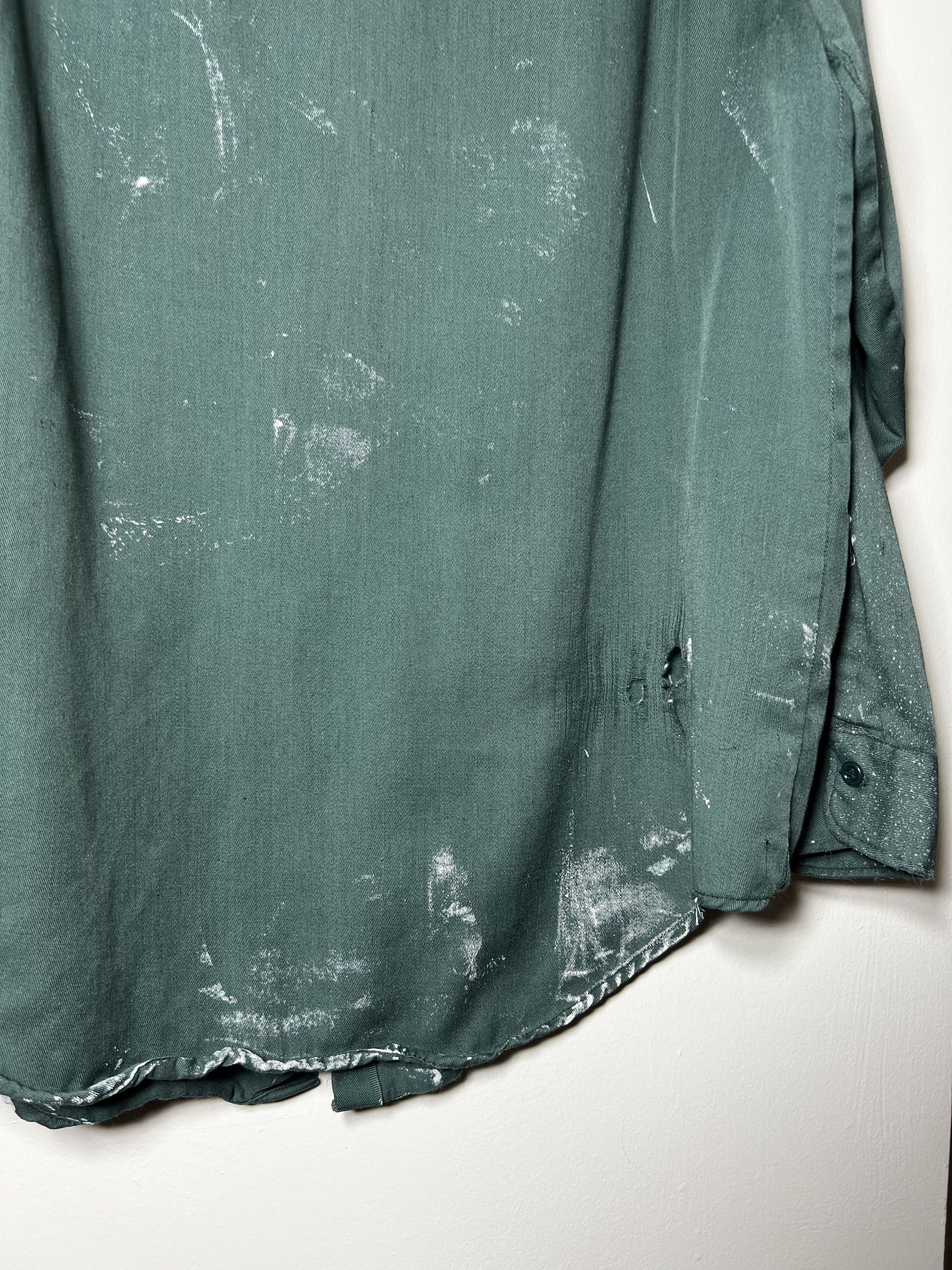 Other × Vintage Vintage Very Thin Painters Long Sleeve Button Up Shirt Size US L / EU 52-54 / 3 - 9 Thumbnail