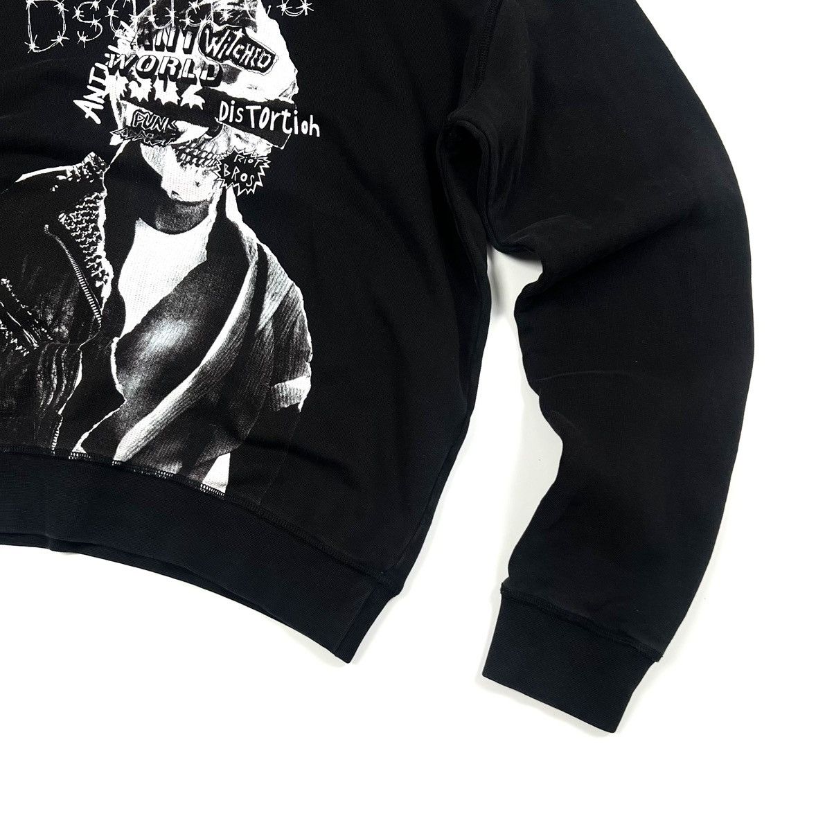 Dsquared2 Auth DSQUARED2 Punk Print Black Cotton Hoodie Men’s Size M/L Size US L / EU 52-54 / 3 - 7 Thumbnail