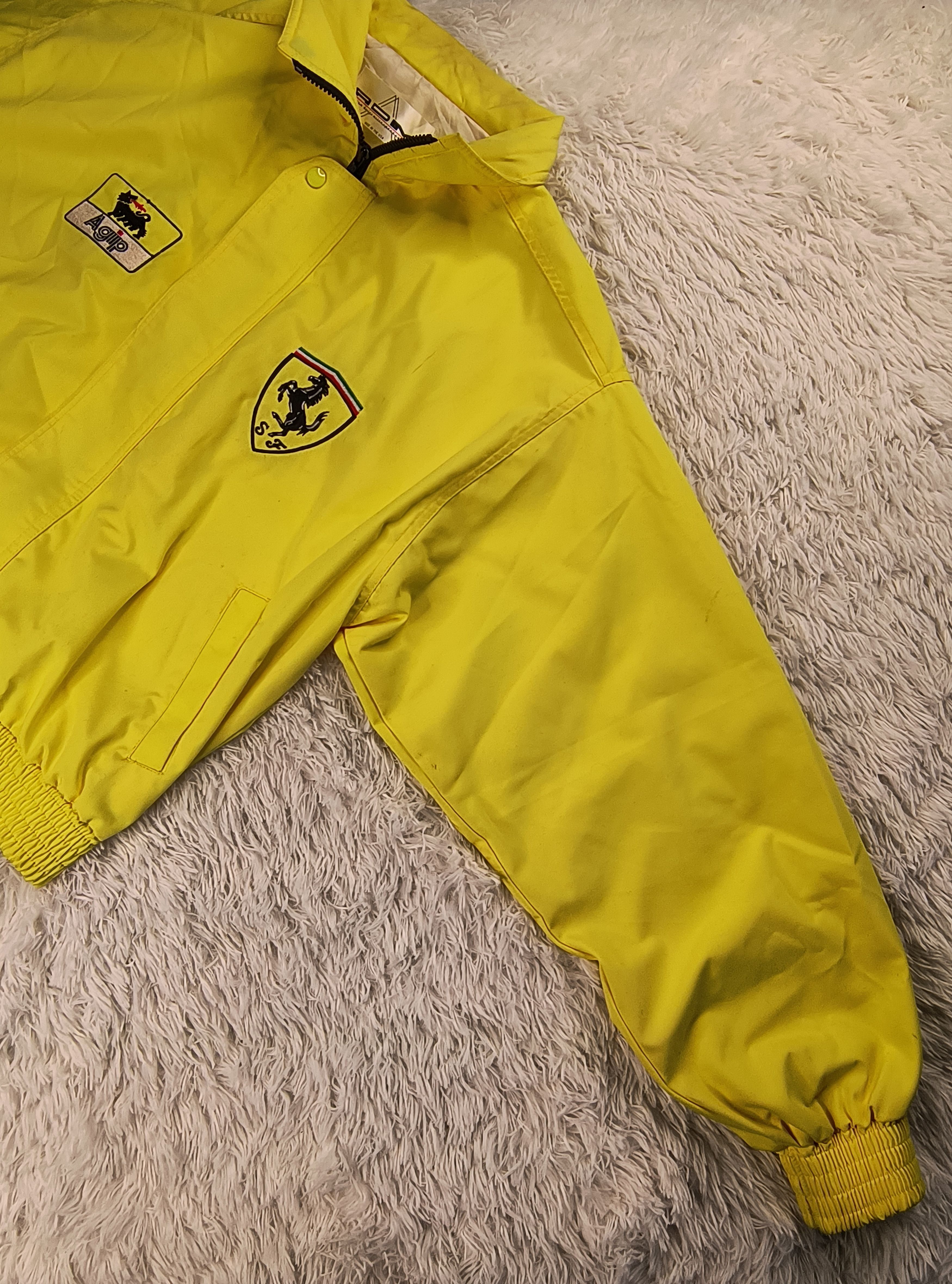 Ferrari Vintage ADM Agip Ferrari racing 90s bomber jacket Size US L / EU 52-54 / 3 - 3 Thumbnail