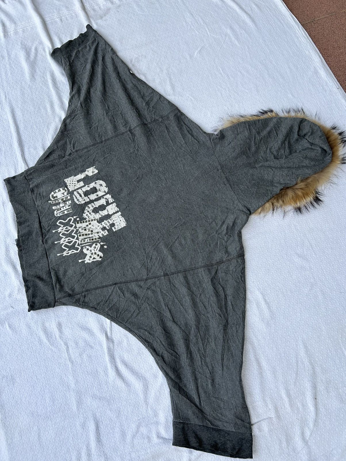 Japanese Brand Chux xxx fur hoodie skull oversized style ifsixwasnine lgb Size US L / EU 52-54 / 3 - 7 Thumbnail