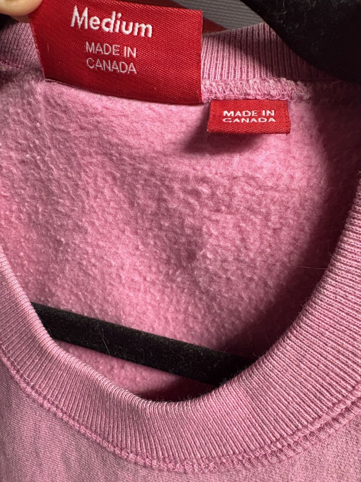 Supreme SUPREME BOX LOGO CREWNECK SWEATSHIRT PINK SIZE MEDIUM 2015 Size US M / EU 48-50 / 2 - 5 Thumbnail